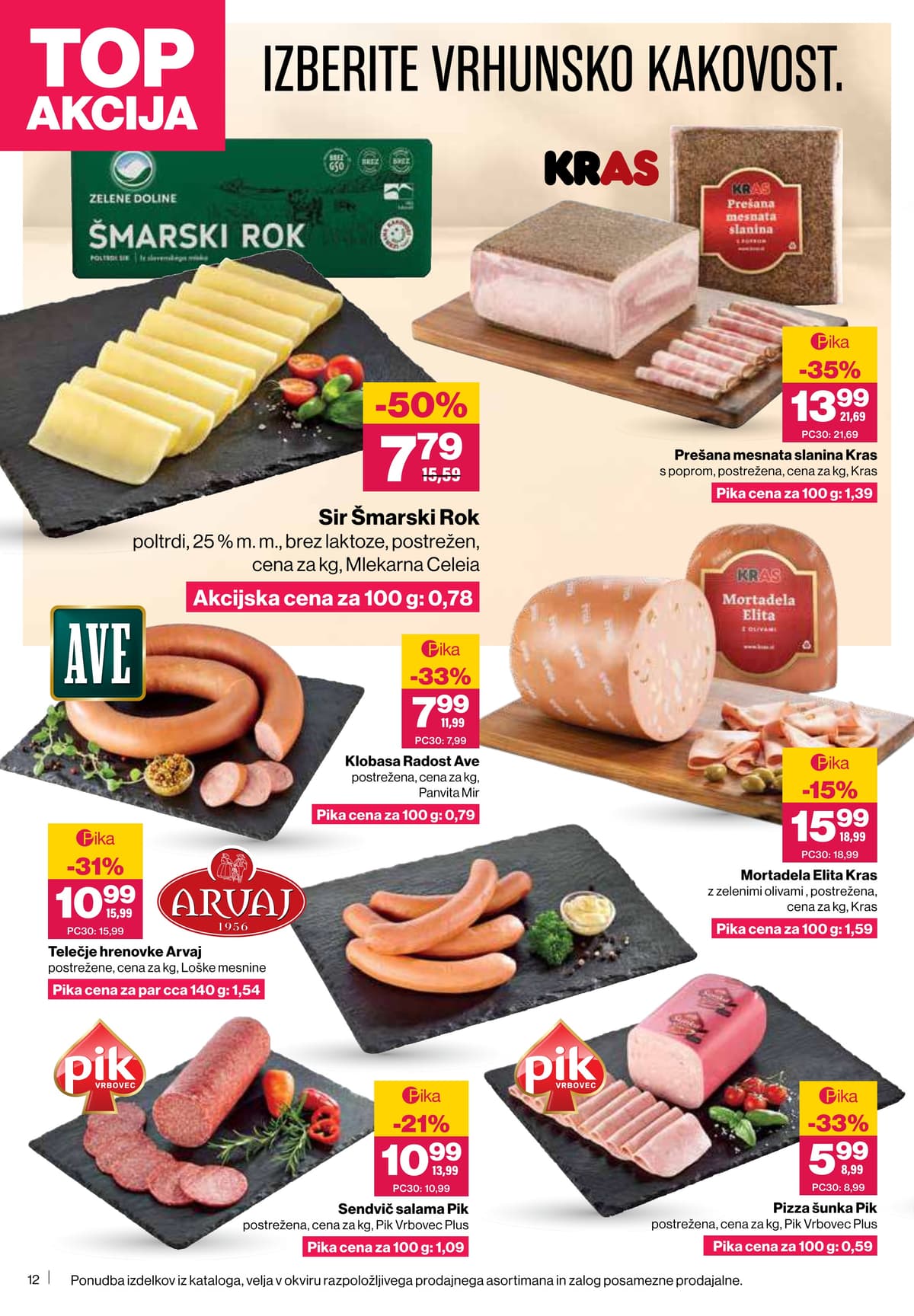 Stran 12. Mercator kataloga - Akcijska Ponudba od 14.04.2026.