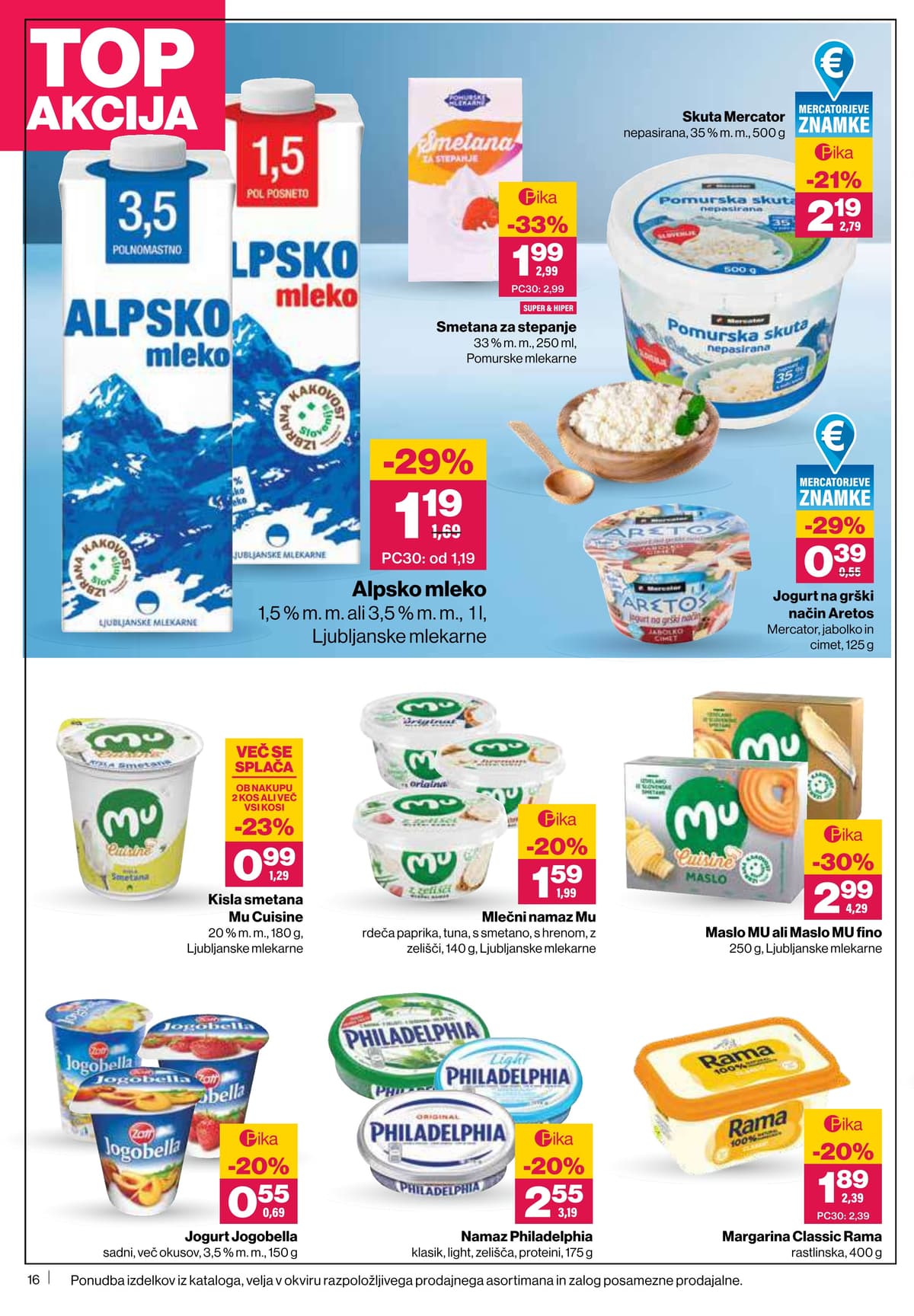 Stran 16. Mercator kataloga - Akcijska Ponudba od 14.04.2026.