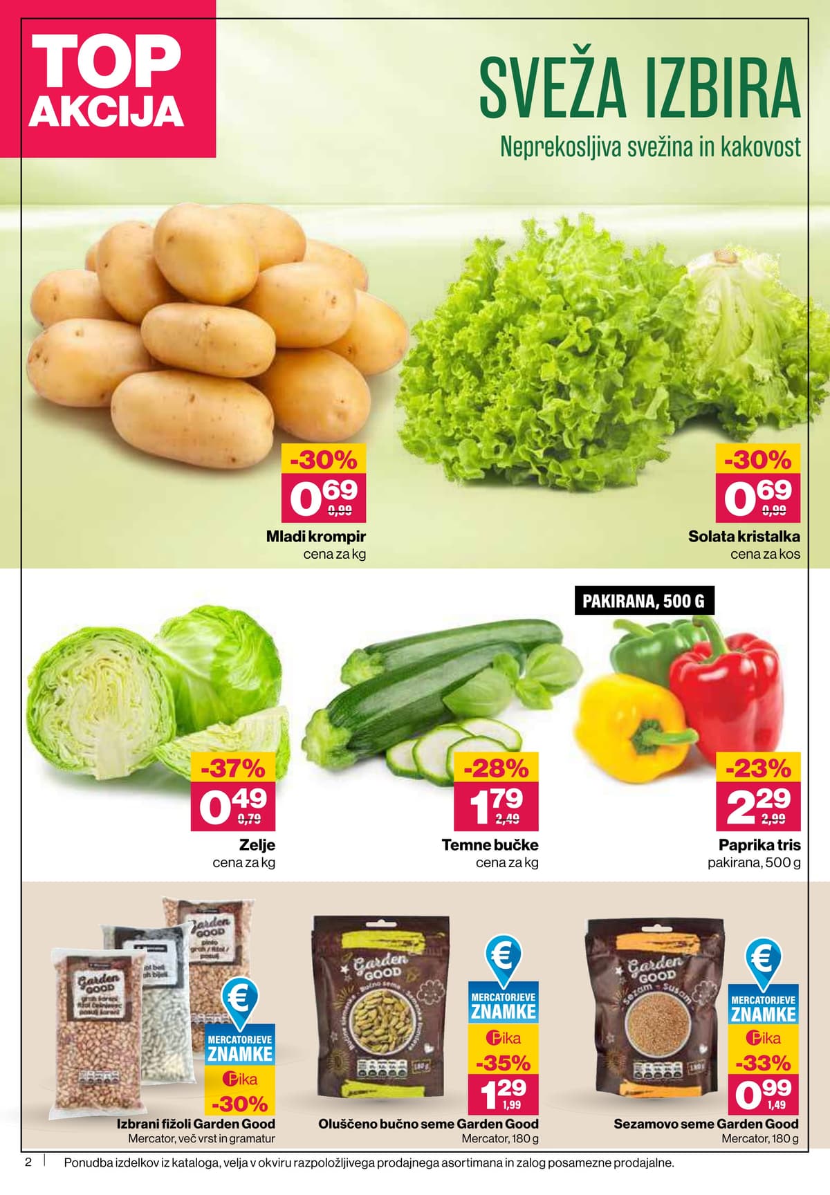 Stran 2. Mercator kataloga - Akcijska Ponudba