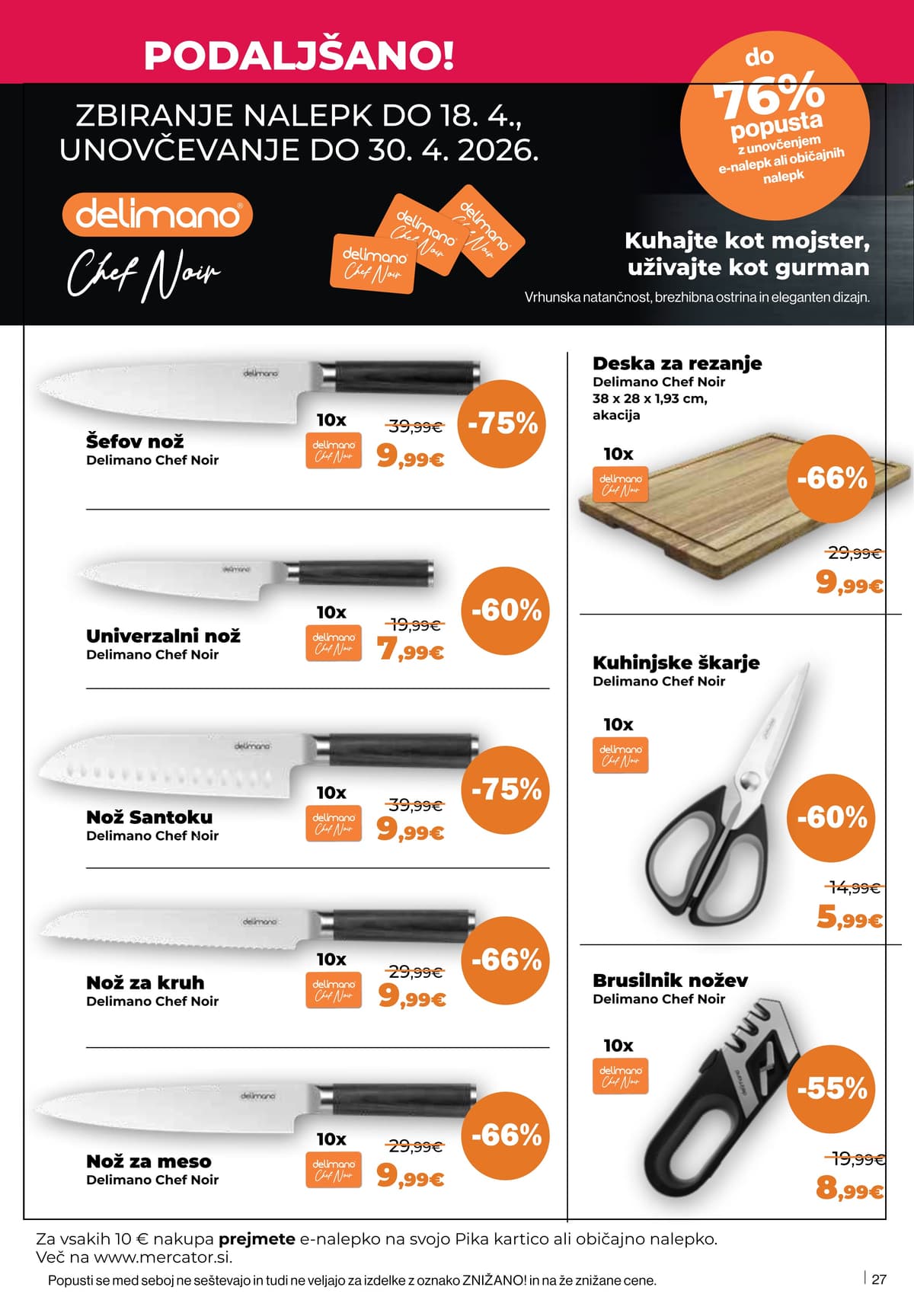 Stran 27. Mercator kataloga - Akcijska Ponudba od 14.04.2026.