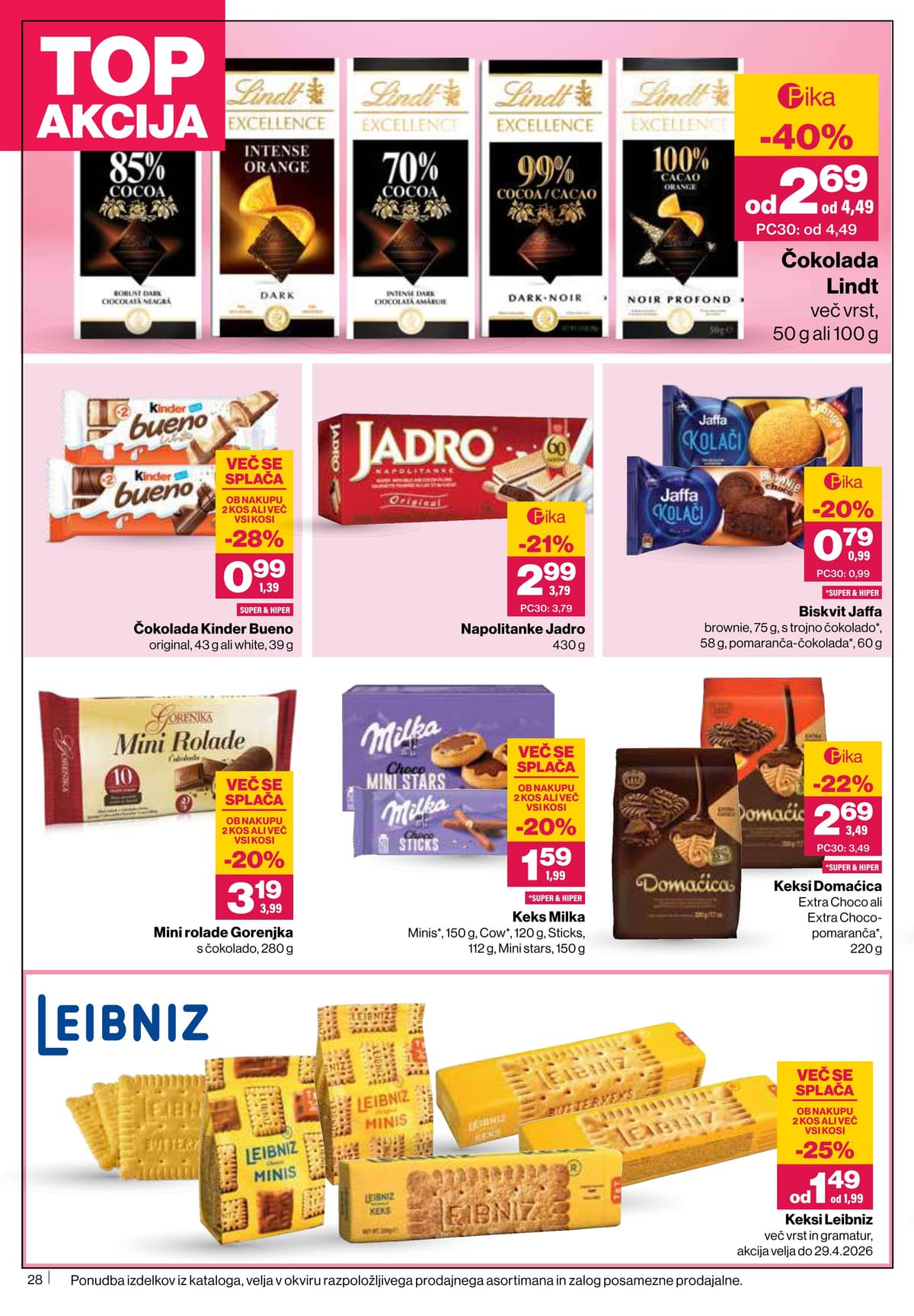 Stran 28. Mercator kataloga - Akcijska Ponudba od 14.04.2026.