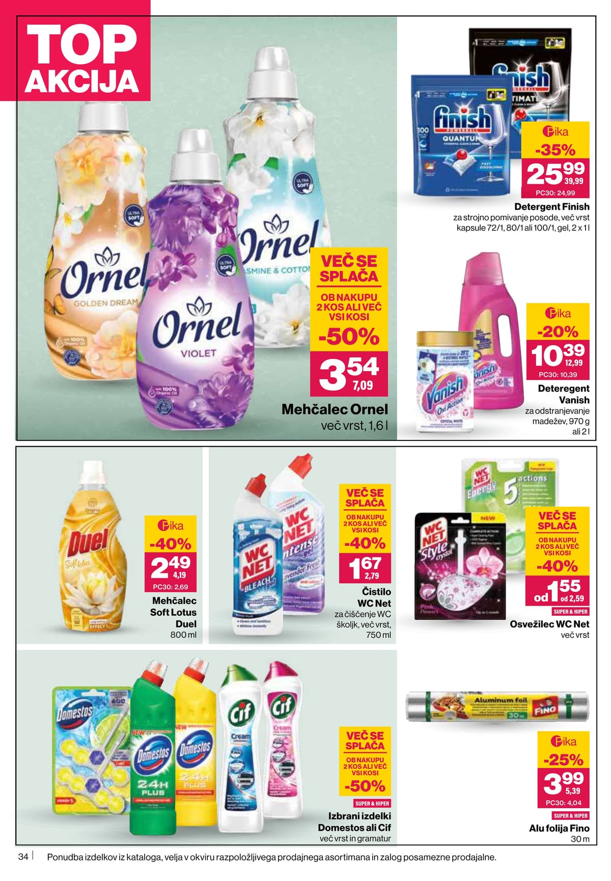 Stran 34. Mercator kataloga - Akcijska Ponudba