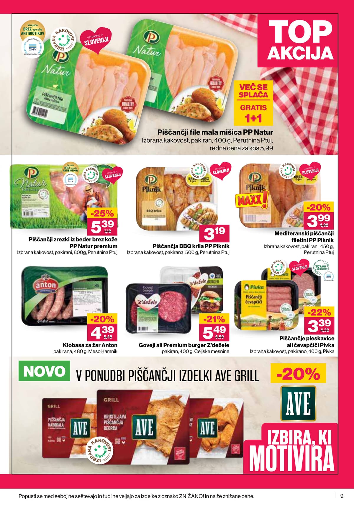 Stran 9. Mercator kataloga - Akcijska Ponudba od 14.04.2026.