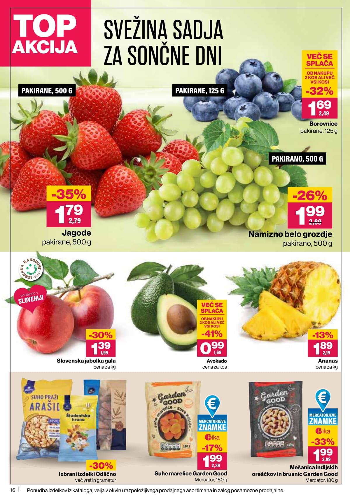 Stran 16. Mercator kataloga - Akcijska Ponudba