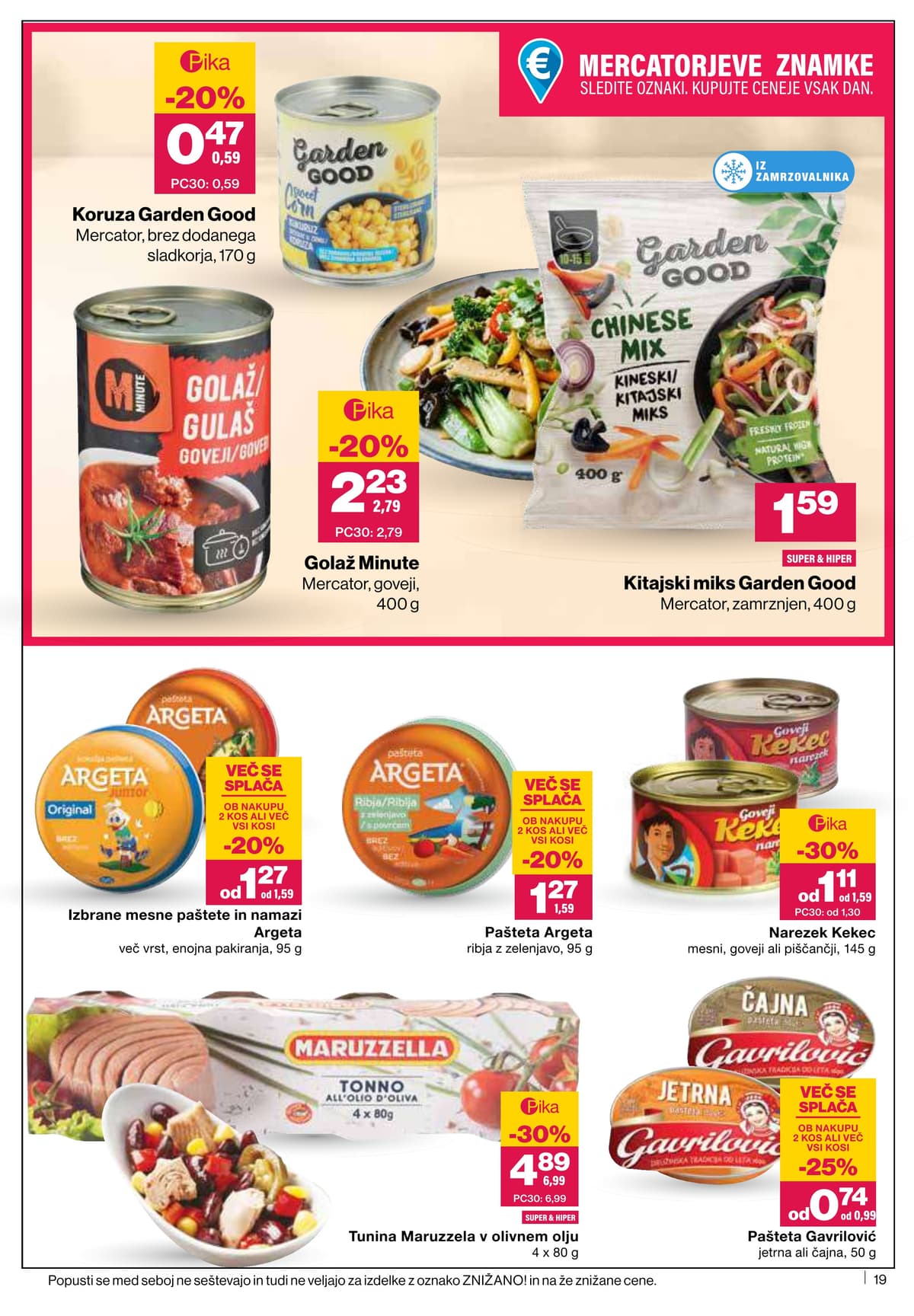 Stran 19. Mercator kataloga - Akcijska Ponudba