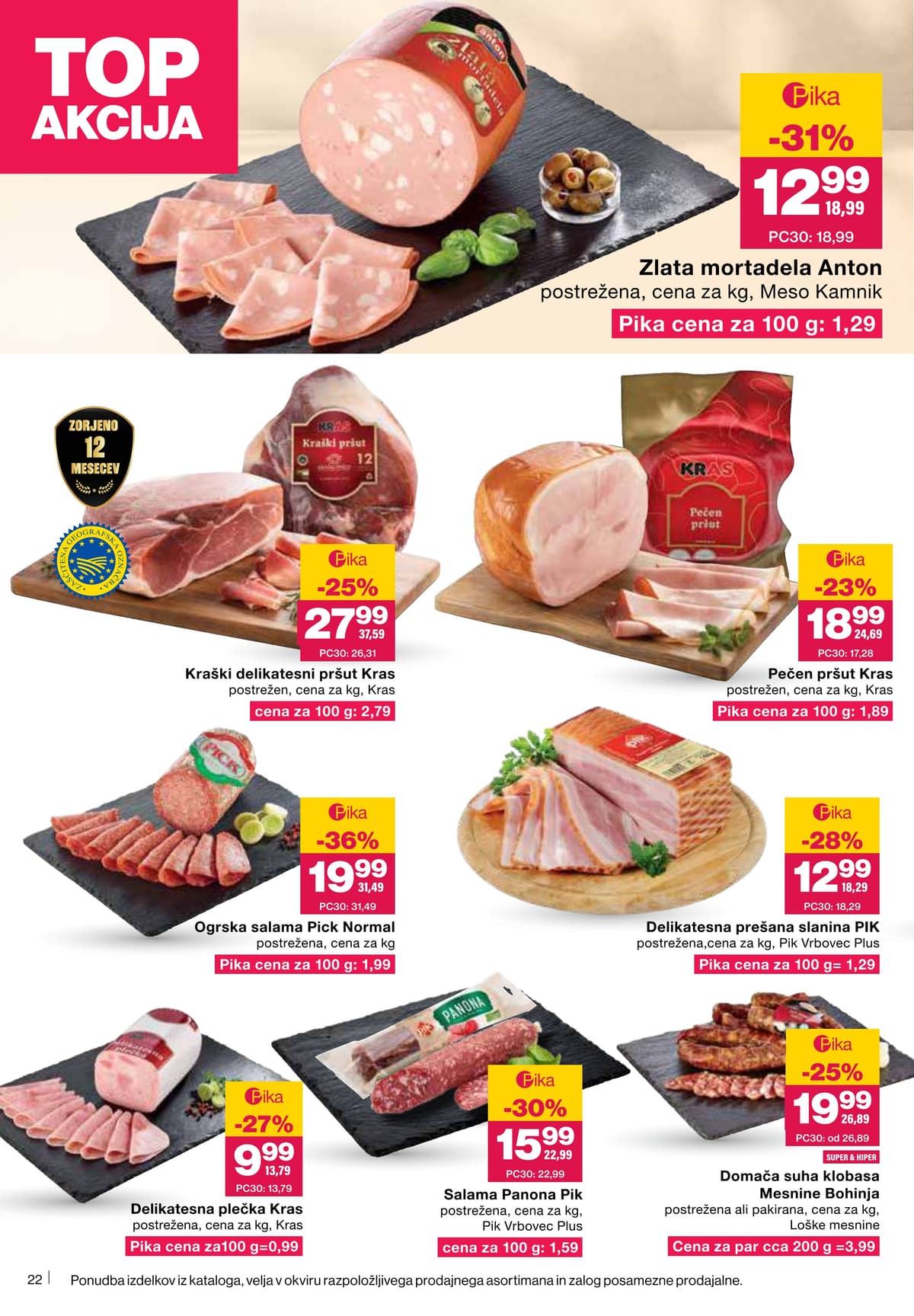 Stran 22. Mercator kataloga - Akcijska Ponudba