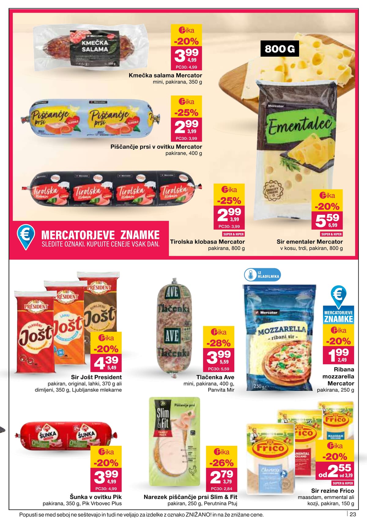 Stran 23. Mercator kataloga - Akcijska Ponudba