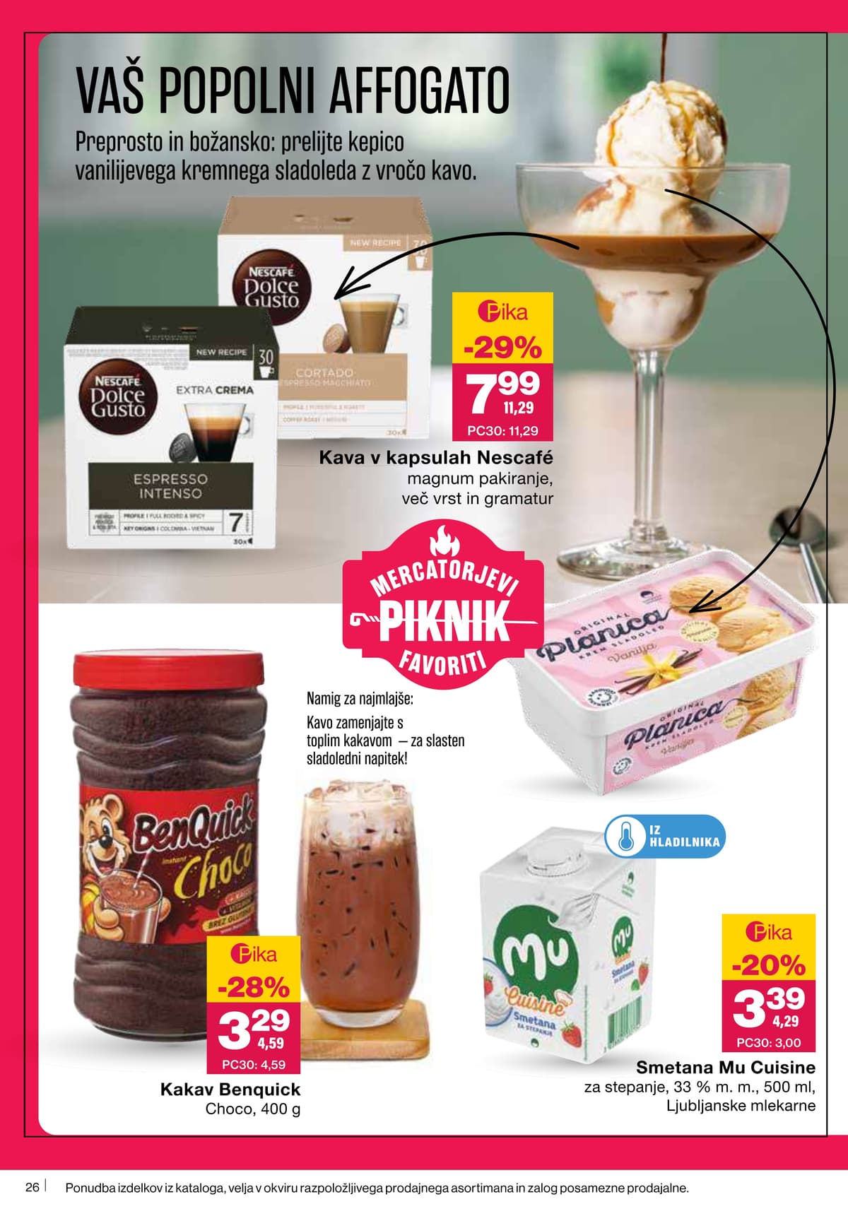 Stran 26. Mercator kataloga - Akcijska Ponudba od 21.04.2026.
