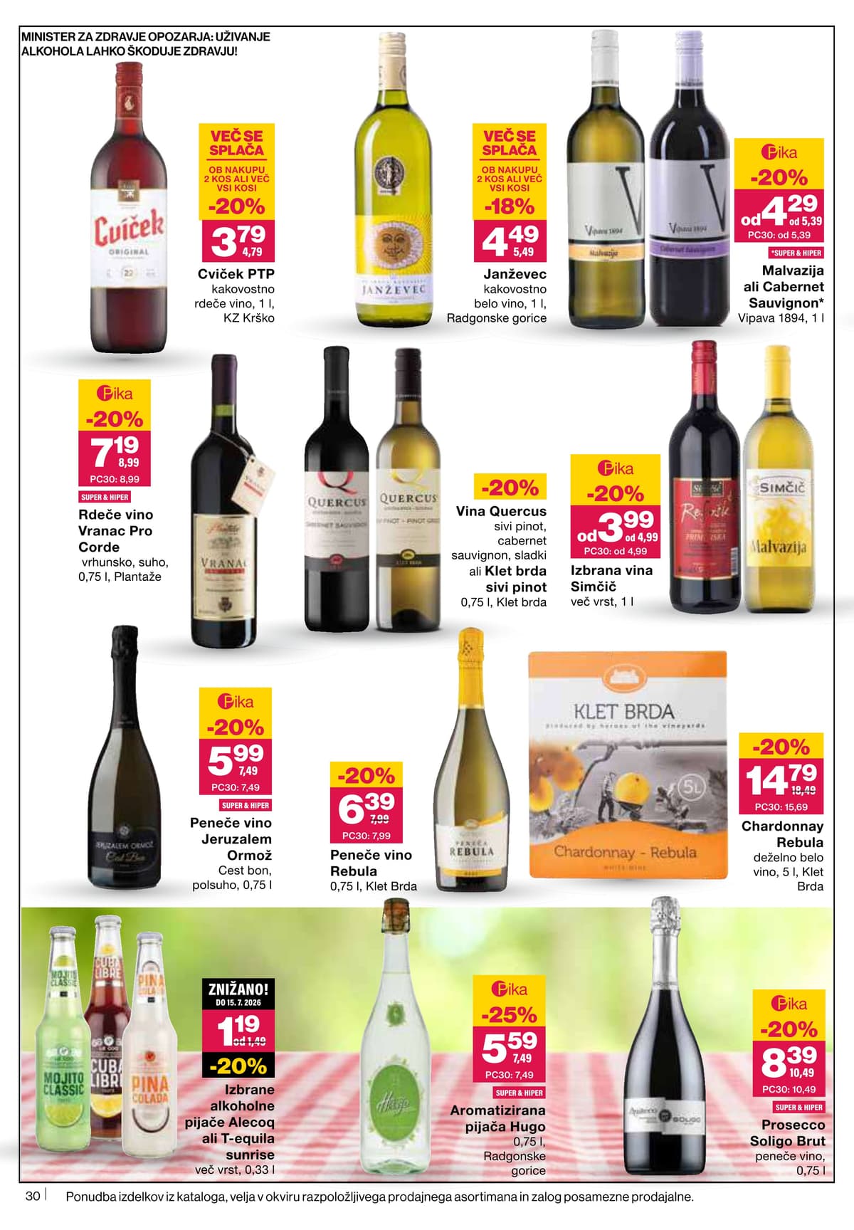 Stran 30. Mercator kataloga - Akcijska Ponudba od 21.04.2026.