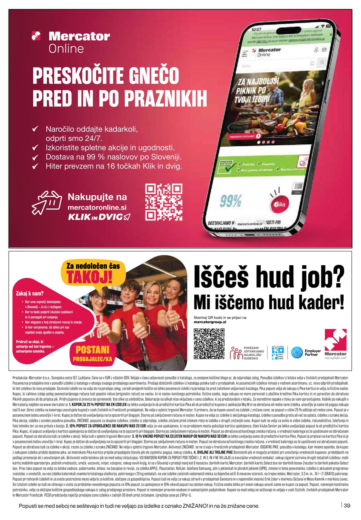 Stran 39. Mercator kataloga - Akcijska Ponudba od 21.04.2026.