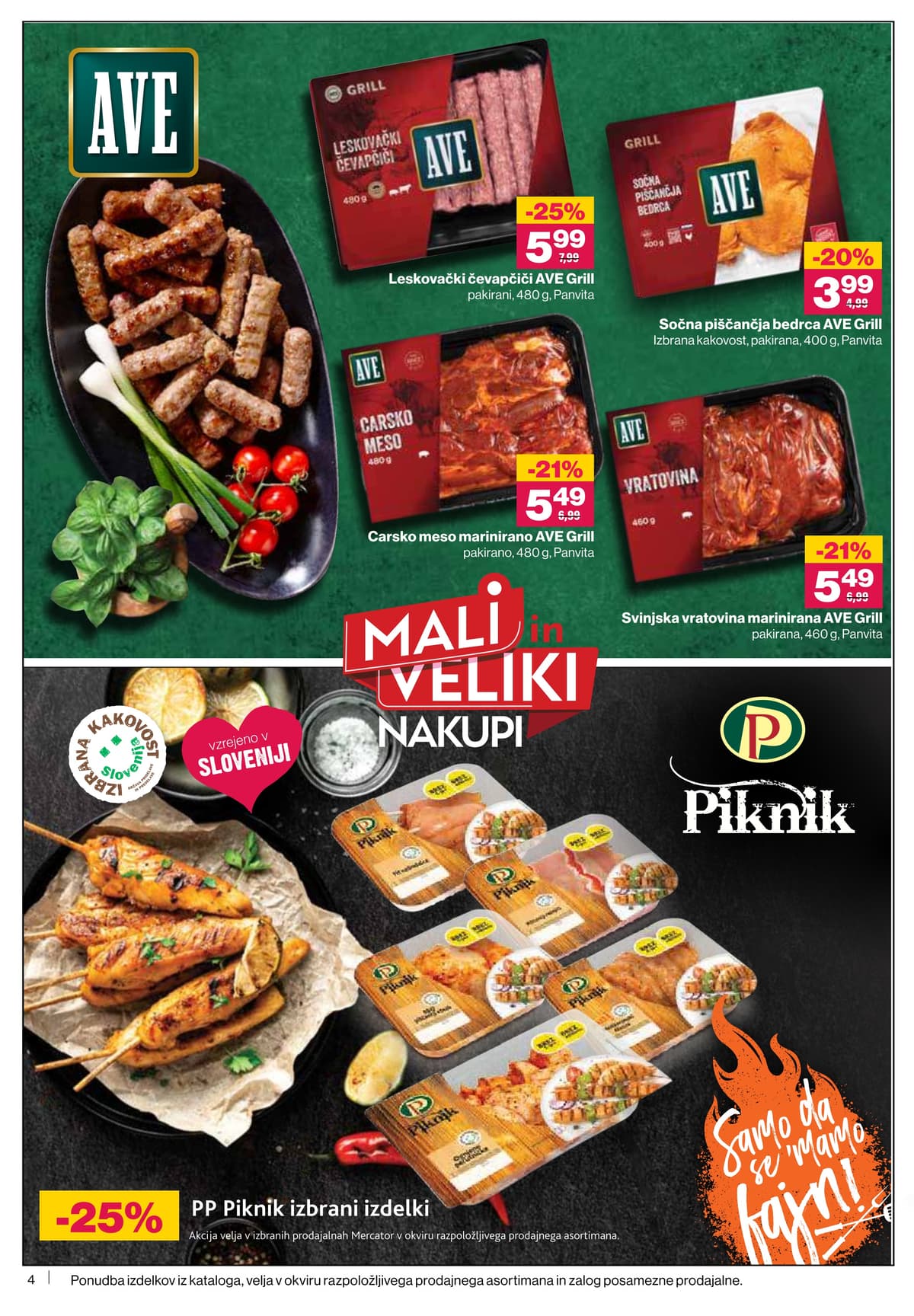 Stran 4. Mercator kataloga - Akcijska Ponudba od 21.04.2026.