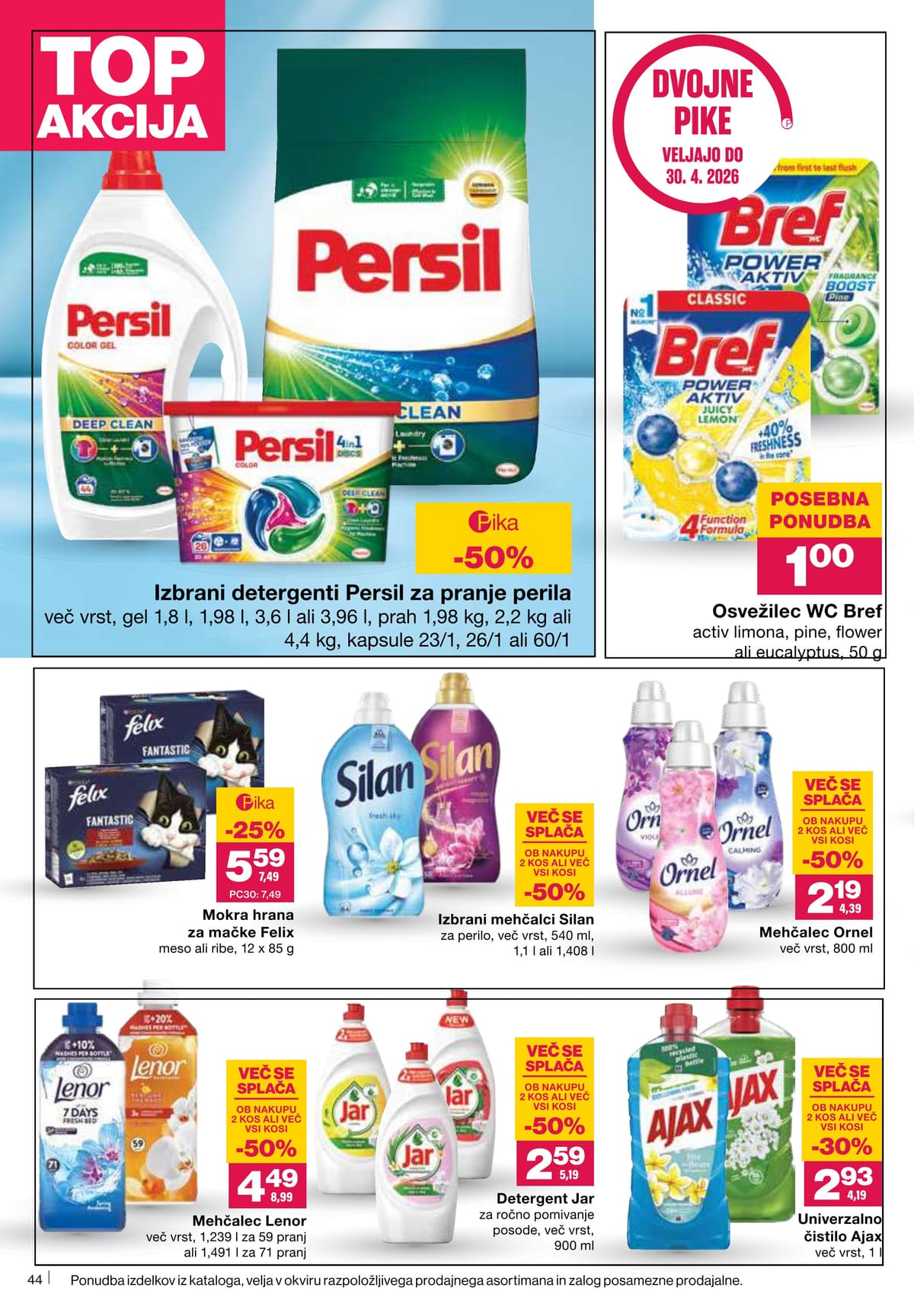 Stran 44. Mercator kataloga - Akcijska Ponudba