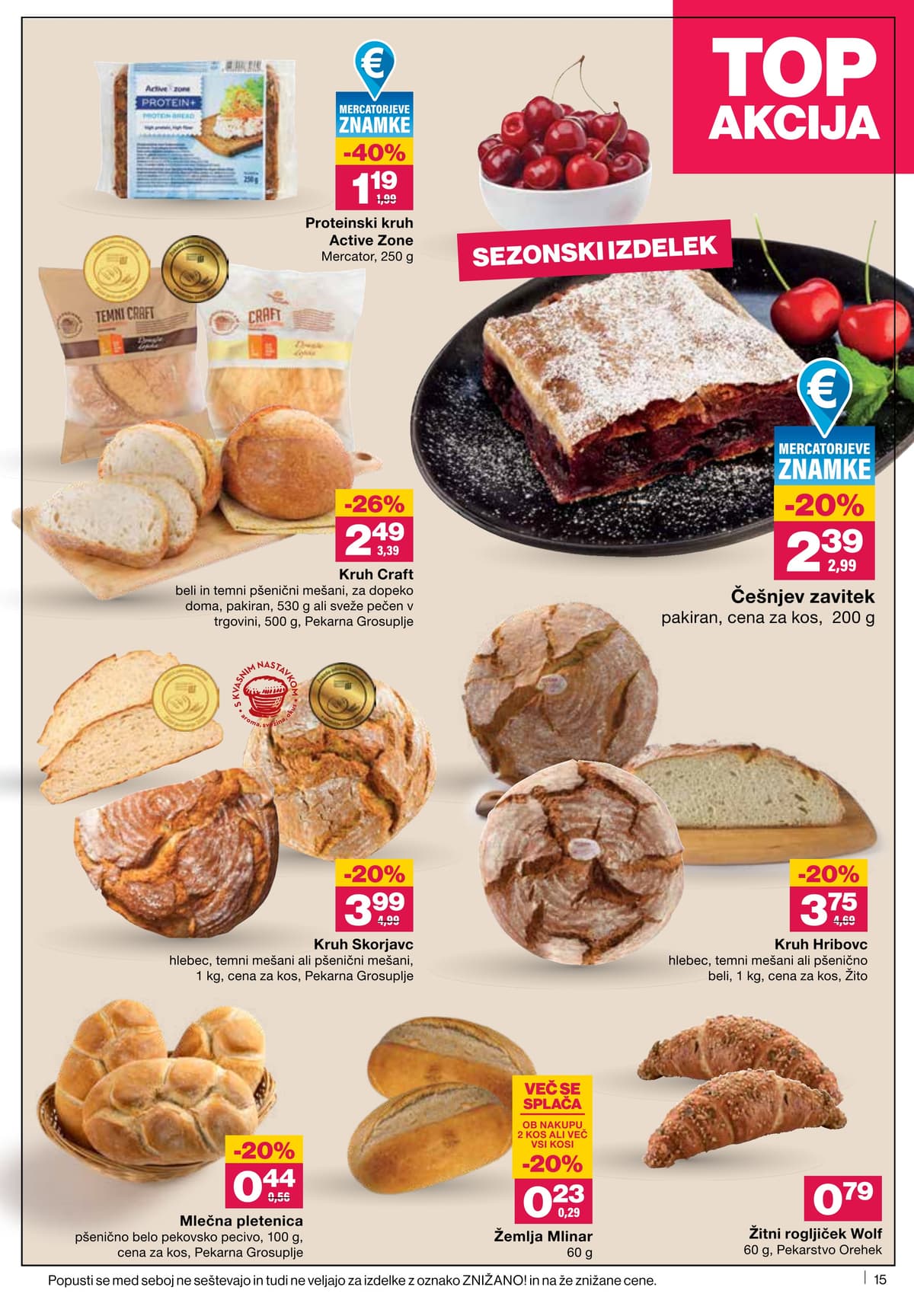 Stran 15. Mercator kataloga - Akcijska Ponudba od 06.05.2026.