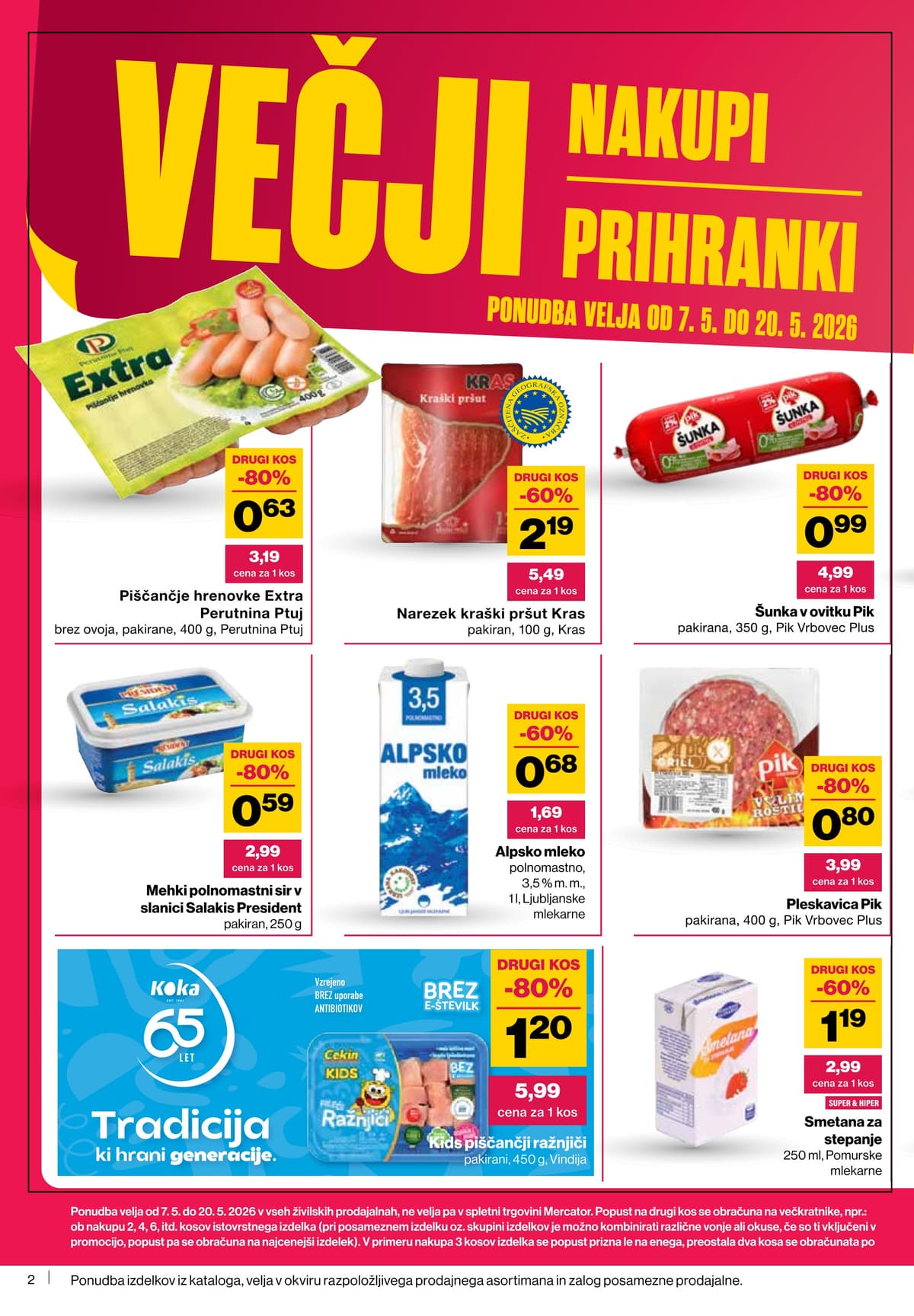 Stran 2. Mercator kataloga - Akcijska Ponudba