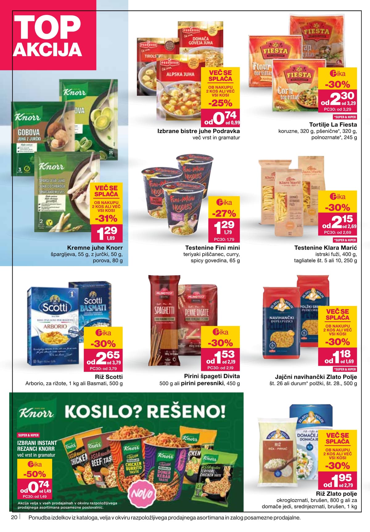 Stran 20. Mercator kataloga - Akcijska Ponudba od 06.05.2026.