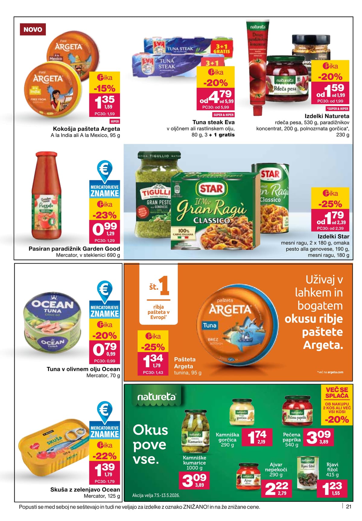 Stran 21. Mercator kataloga - Akcijska Ponudba od 06.05.2026.