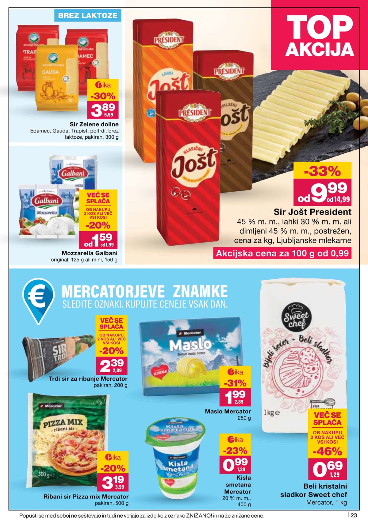 Stran 23. Mercator kataloga - Akcijska Ponudba od 06.05.2026.