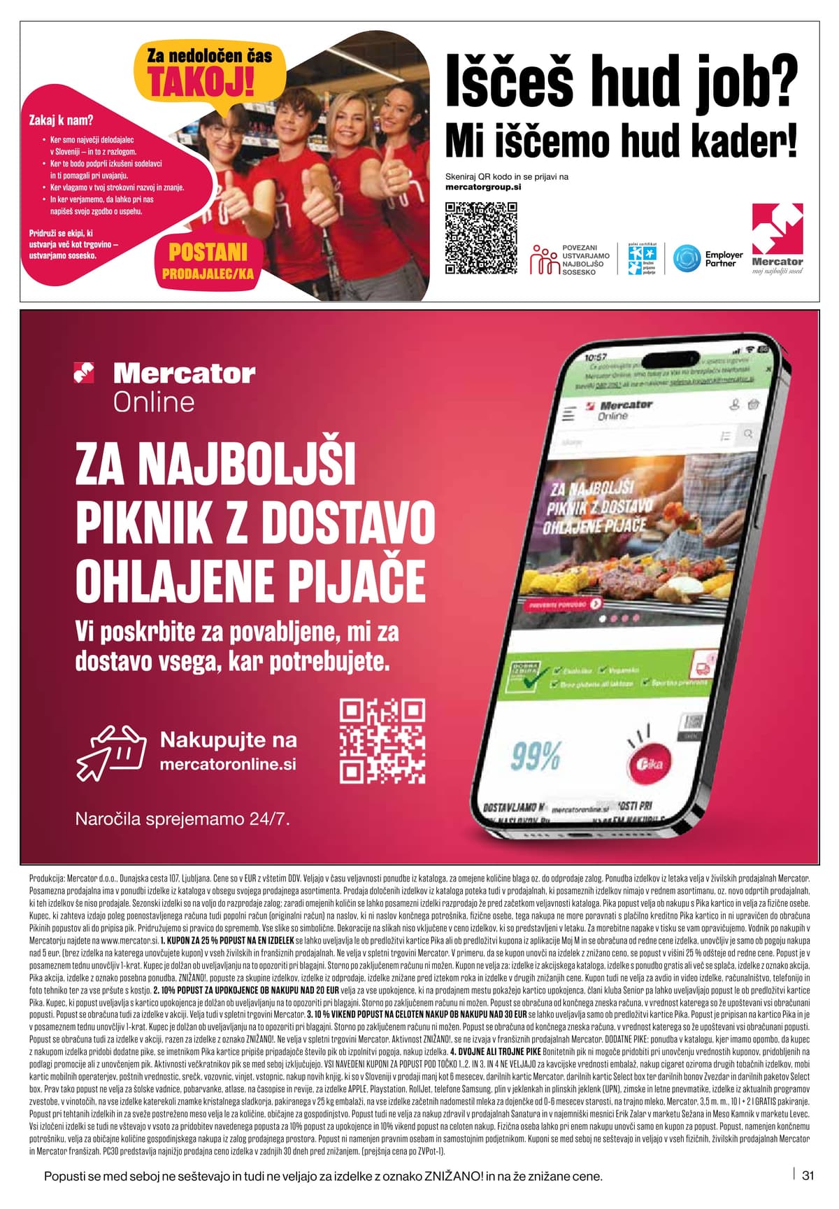 Stran 31. Mercator kataloga - Akcijska Ponudba od 06.05.2026.
