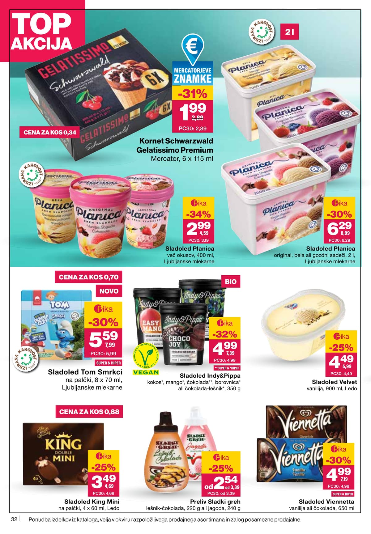 Stran 32. Mercator kataloga - Akcijska Ponudba