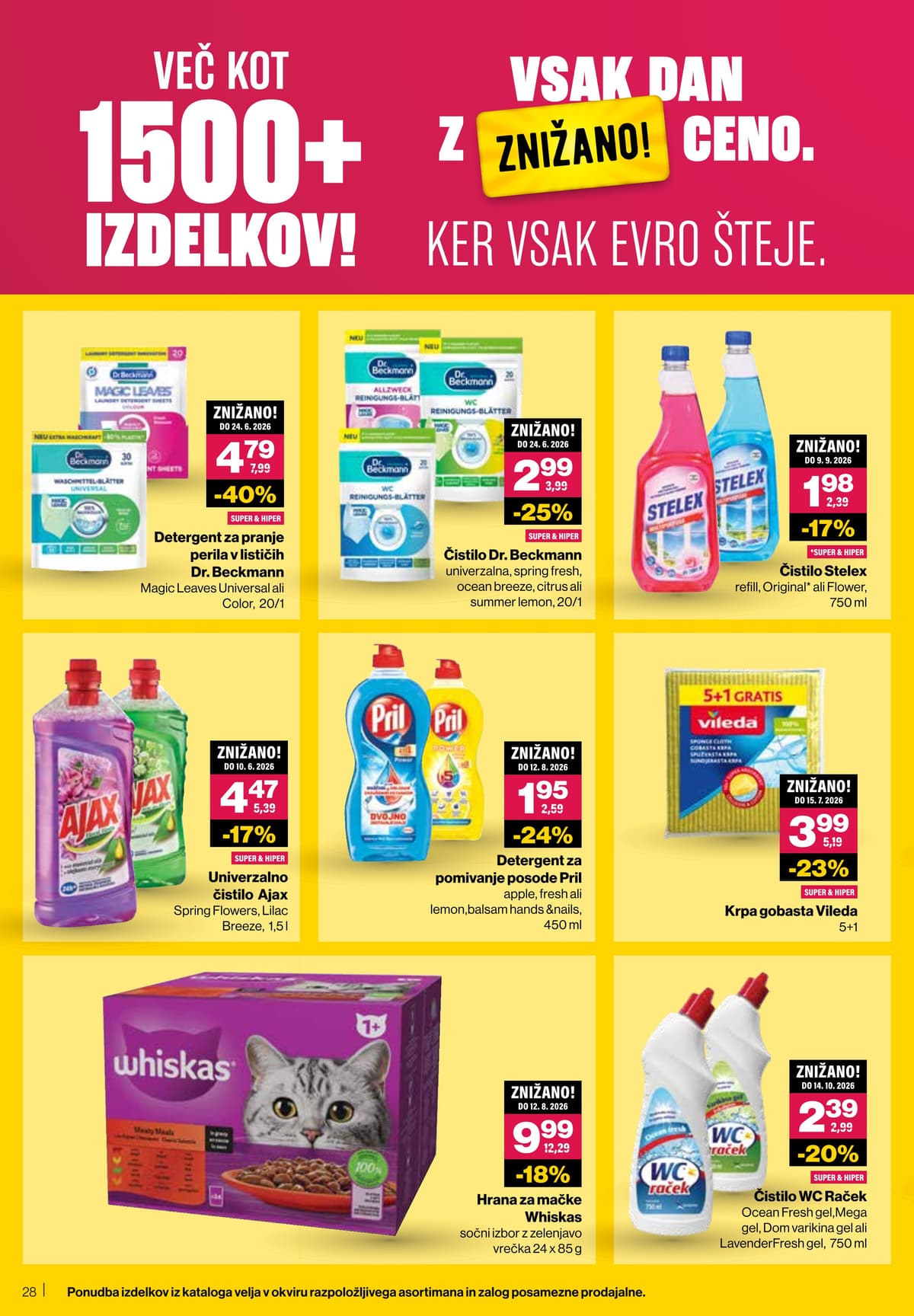 Stran 28. Mercator kataloga - Poletje