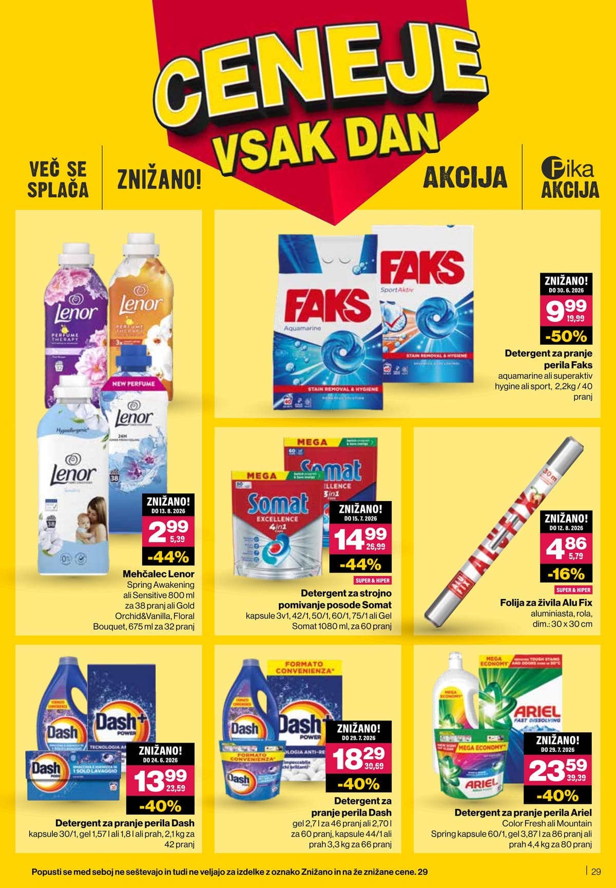 Stran 29. Mercator kataloga - Poletje
