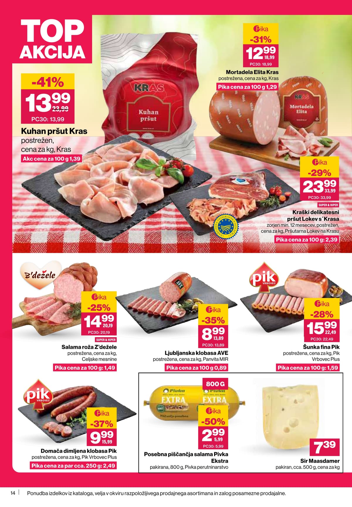 Stran 14. Mercator kataloga - Akcijska Ponudba od 12.05.2026.