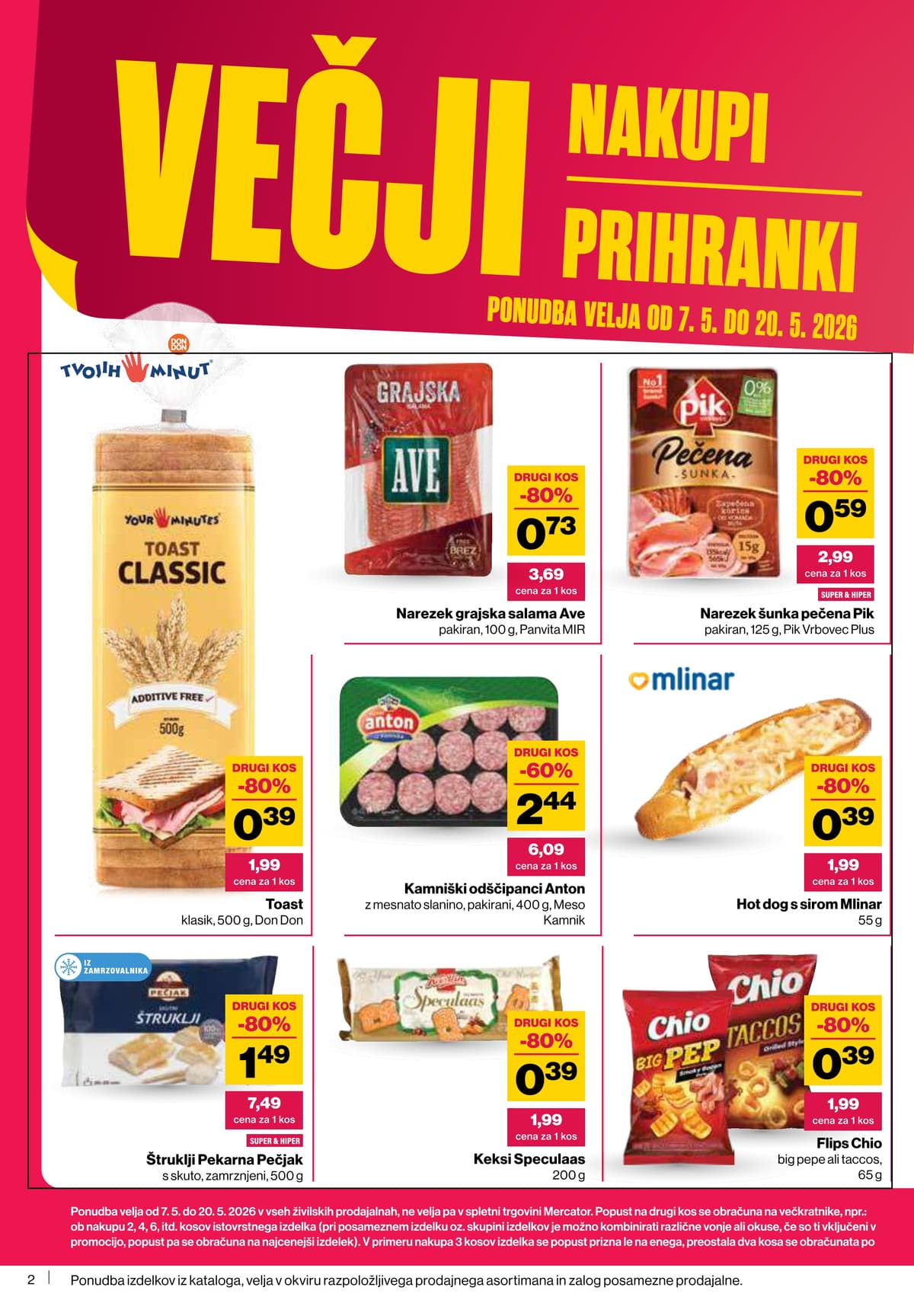 Stran 2. Mercator kataloga - Akcijska Ponudba