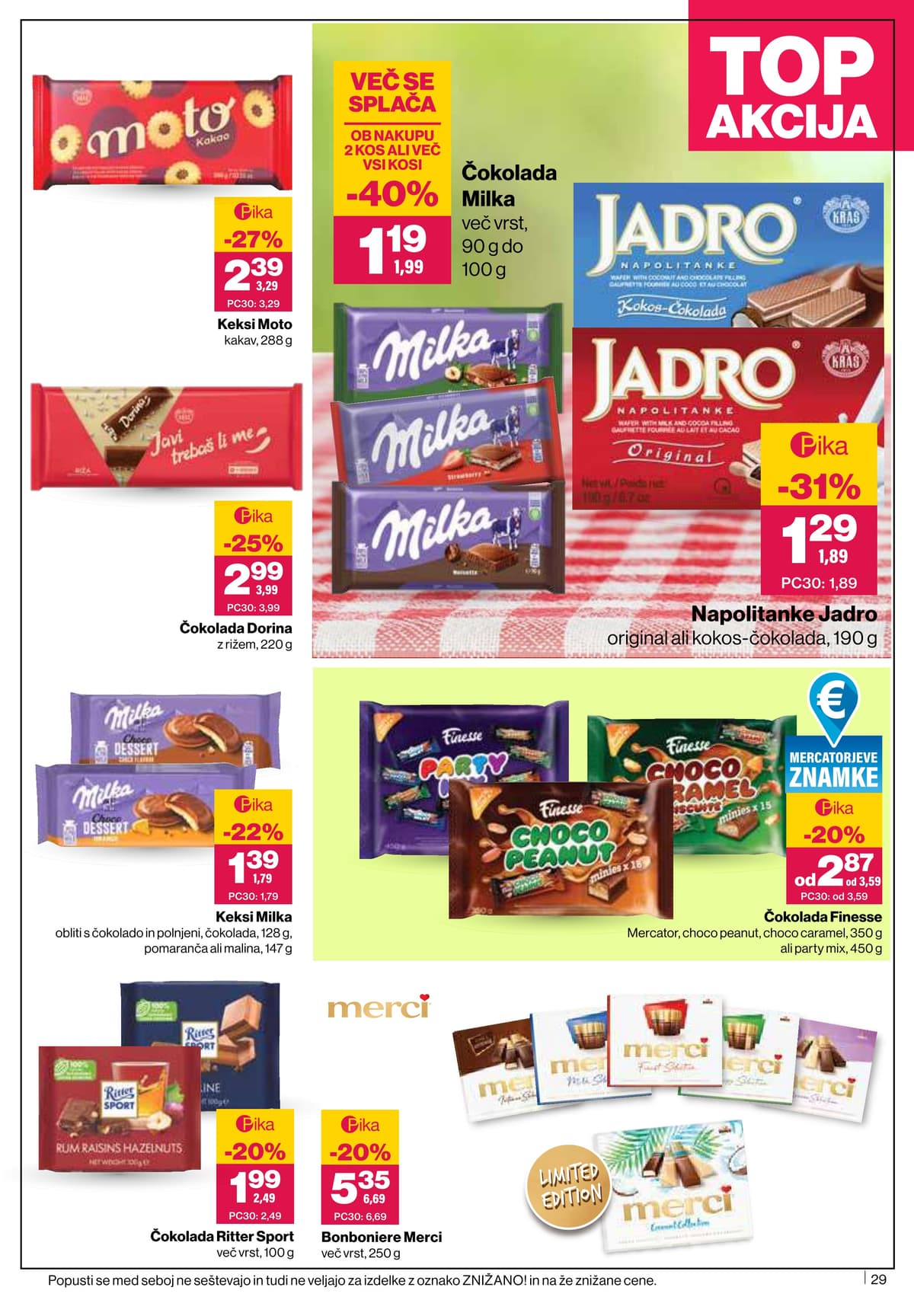 Stran 29. Mercator kataloga - Akcijska Ponudba