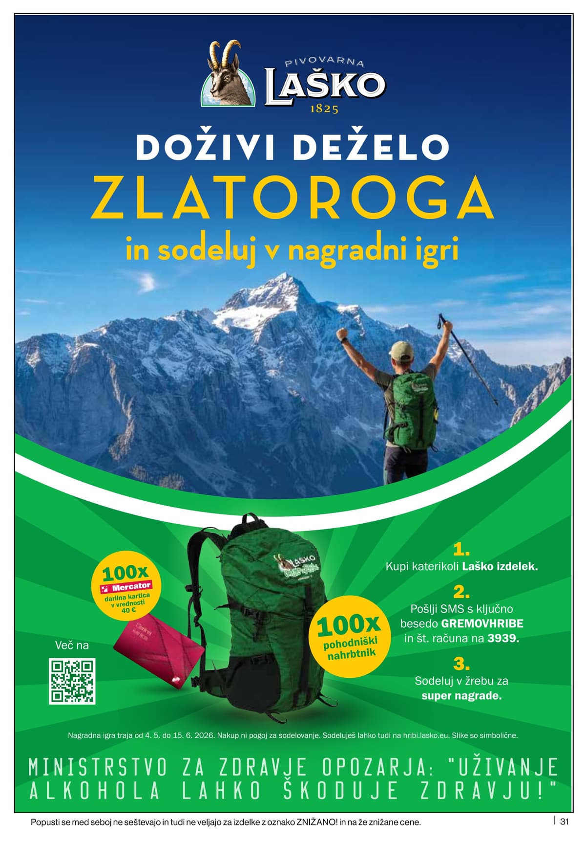 Stran 31. Mercator kataloga - Akcijska Ponudba od 12.05.2026.