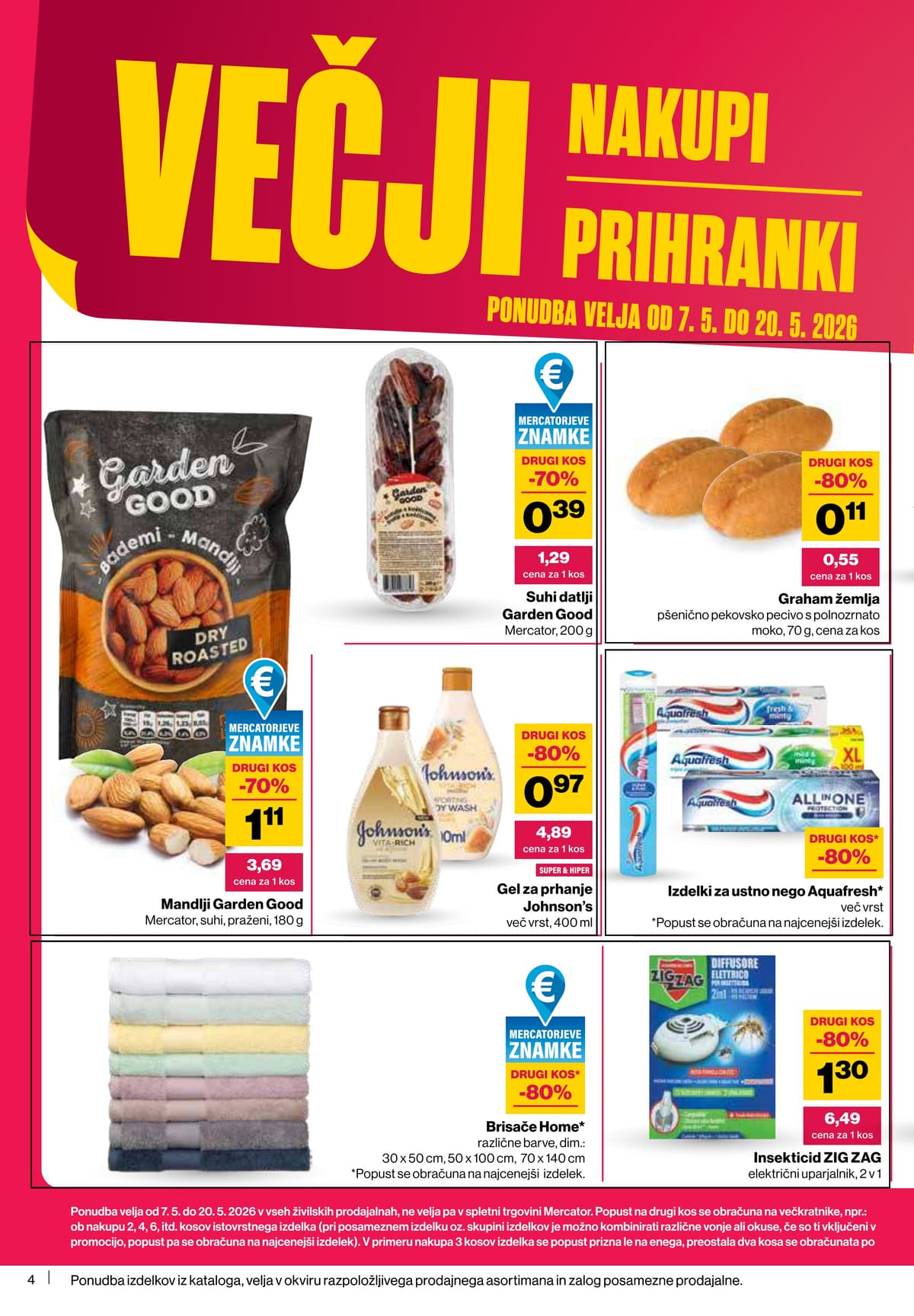 Stran 4. Mercator kataloga - Akcijska Ponudba od 12.05.2026.