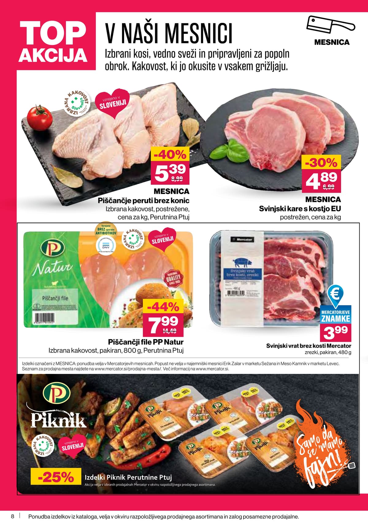 Stran 8. Mercator kataloga - Akcijska Ponudba od 19.05.2026.