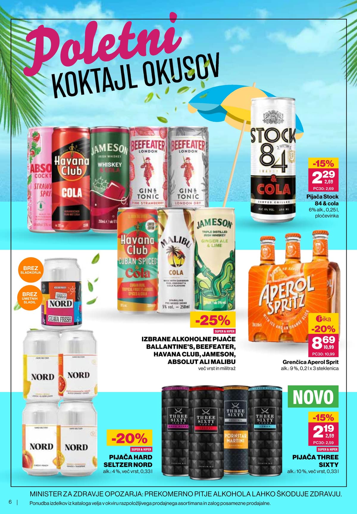 Stran 6. Mercator kataloga - Pijače
