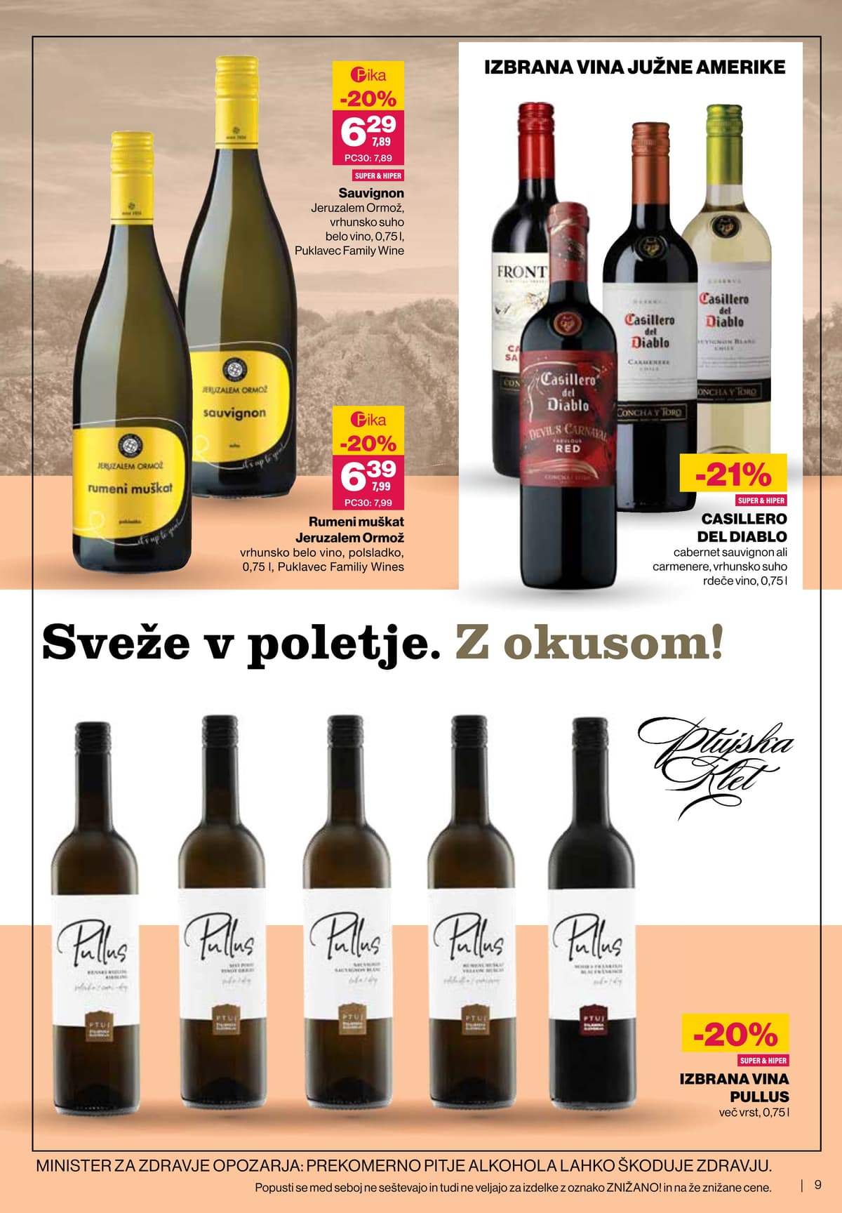 Stran 9. Mercator kataloga - Pijače od 27.05.2026.