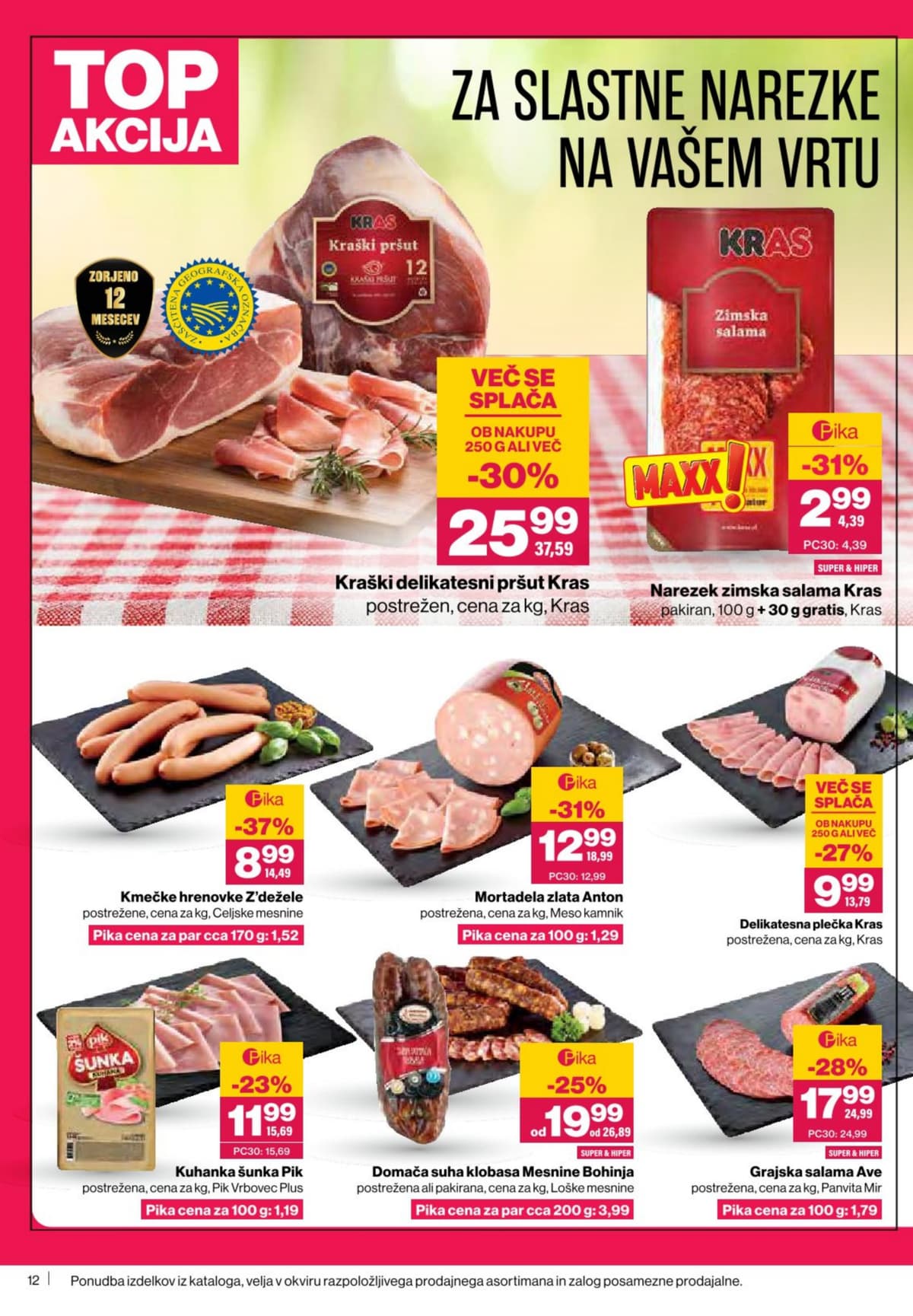Stran 12. Mercator kataloga - Akcijska Ponudba od 01.06.2026.