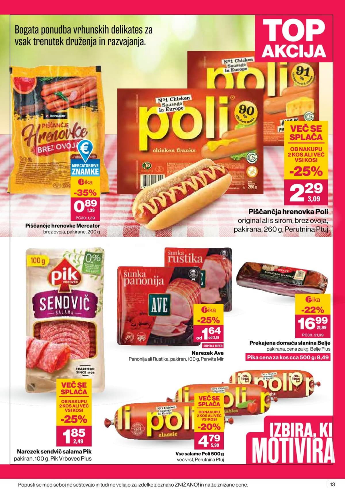 Stran 13. Mercator kataloga - Akcijska Ponudba od 01.06.2026.