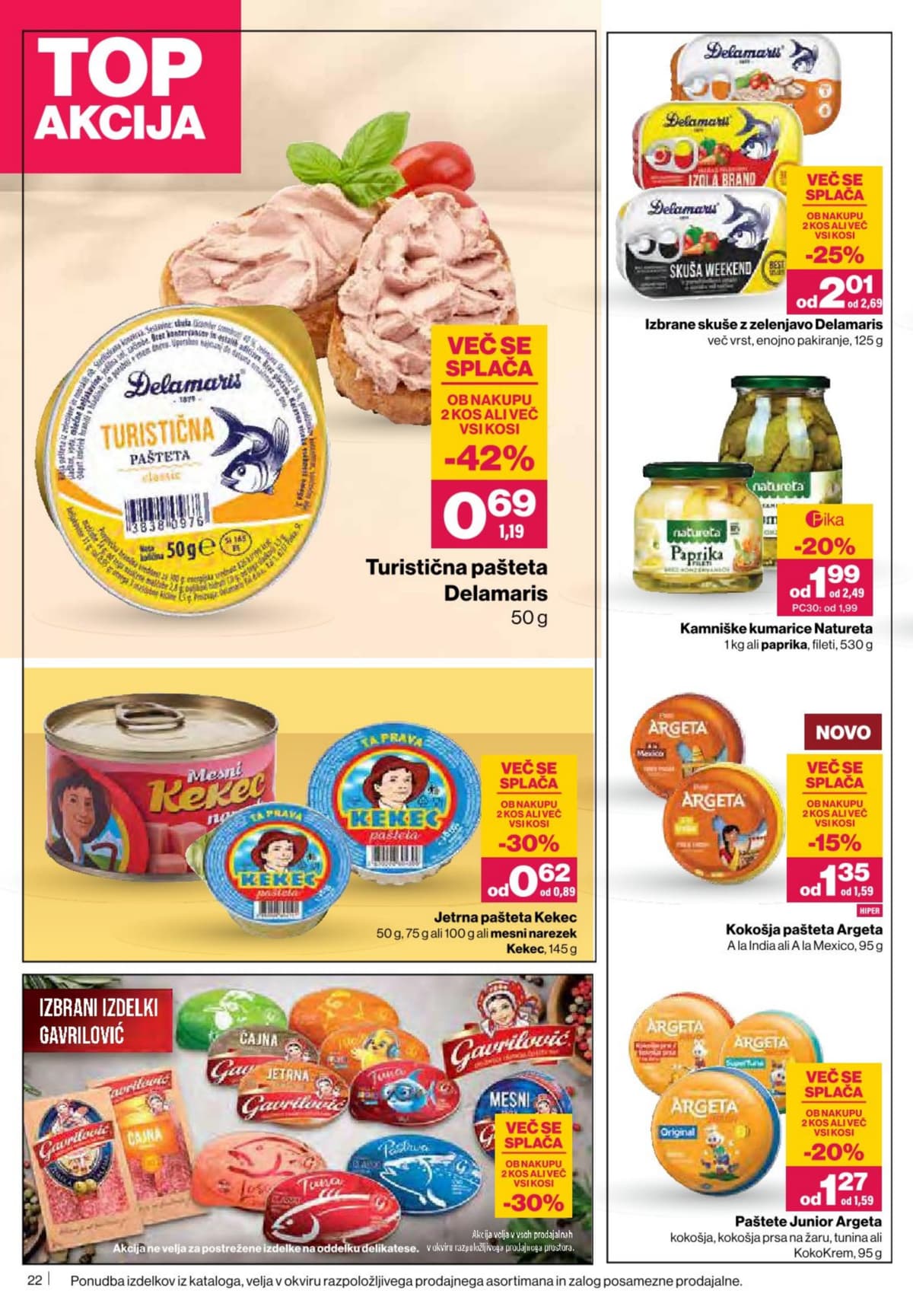 Stran 22. Mercator kataloga - Akcijska Ponudba od 01.06.2026.