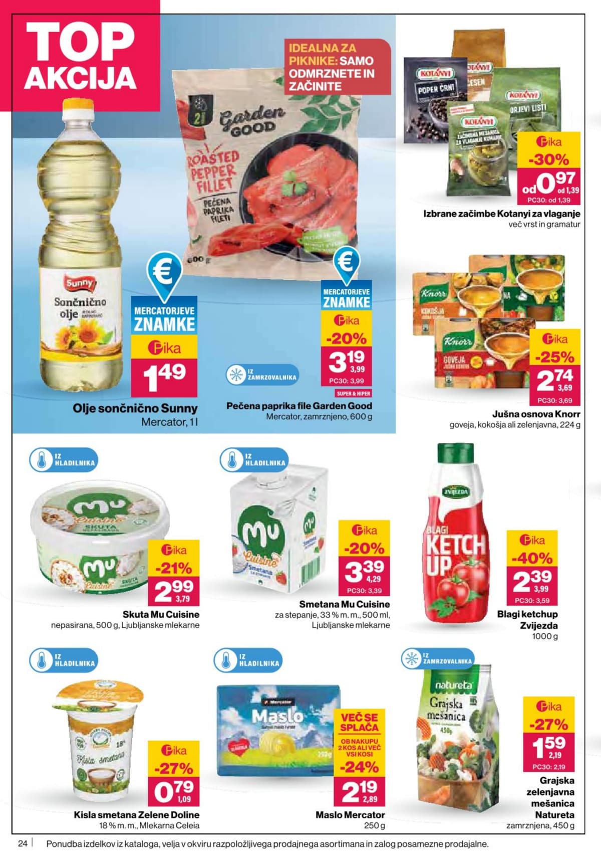 Stran 24. Mercator kataloga - Akcijska Ponudba od 01.06.2026.