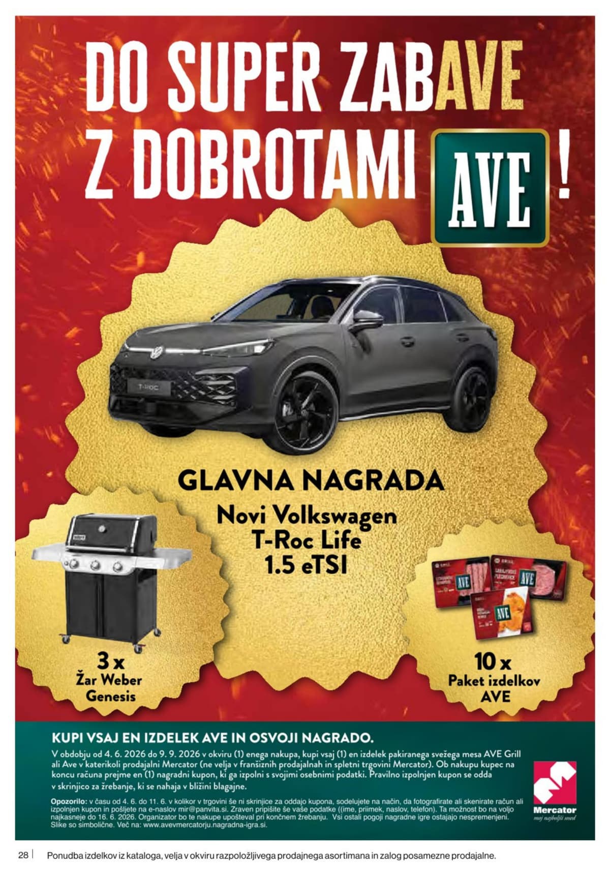 Stran 28. Mercator kataloga - Akcijska Ponudba od 01.06.2026.