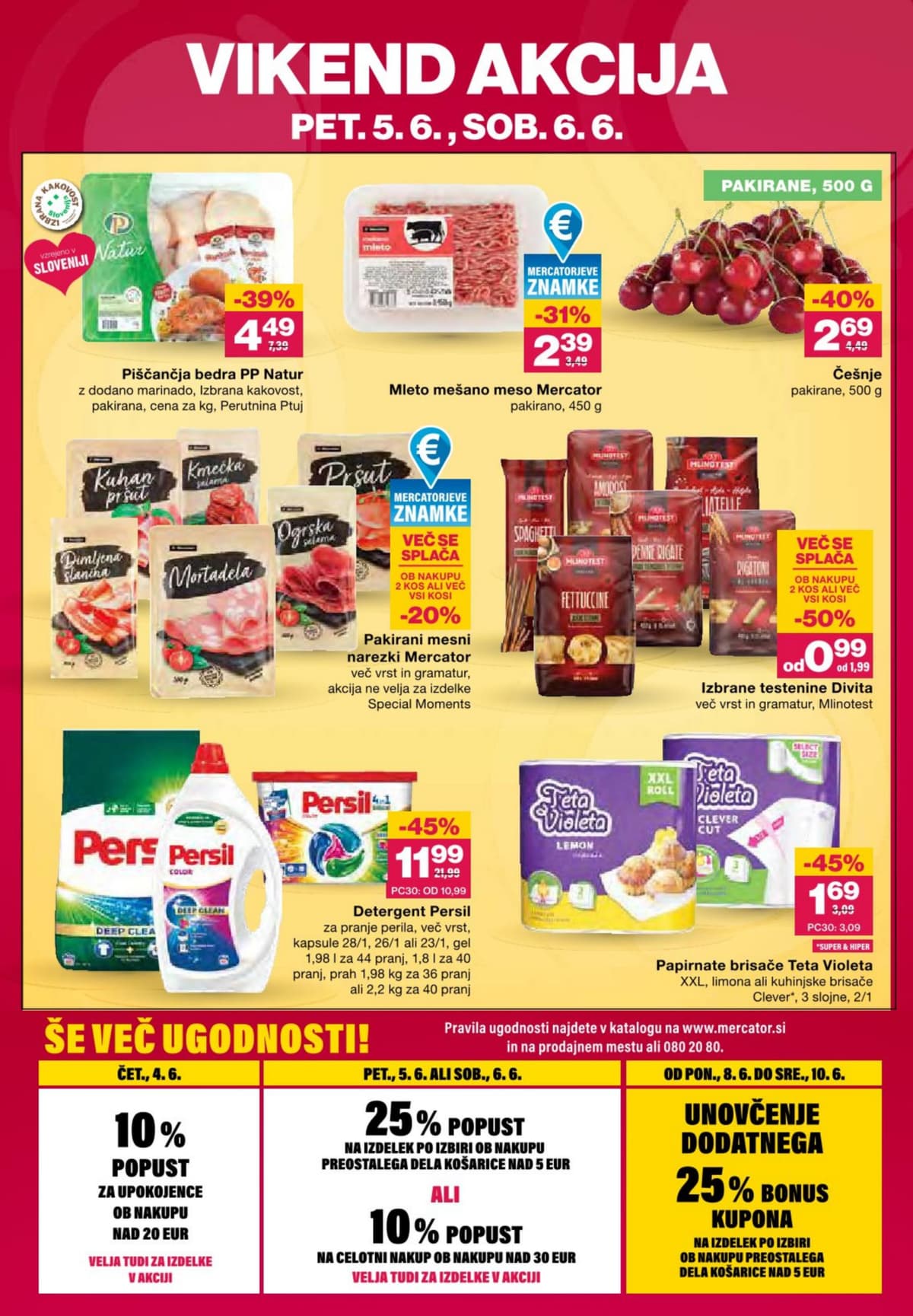 Stran 40. Mercator kataloga - Akcijska Ponudba od 01.06.2026.