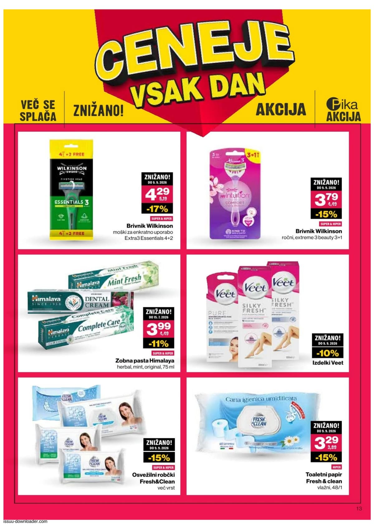 Stran 13. Mercator kataloga - Kozmetika od 10.06.2026