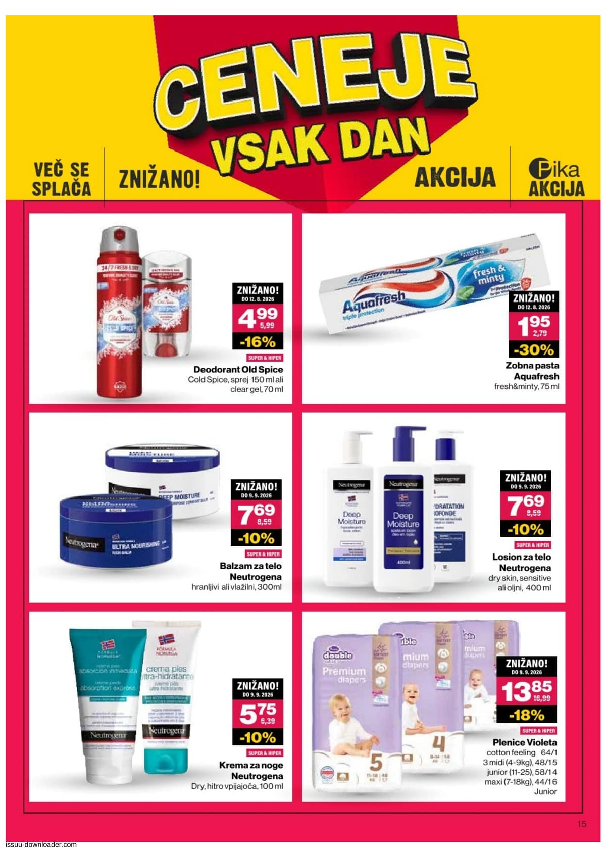 Stran 15. Mercator kataloga - Kozmetika od 10.06.2026