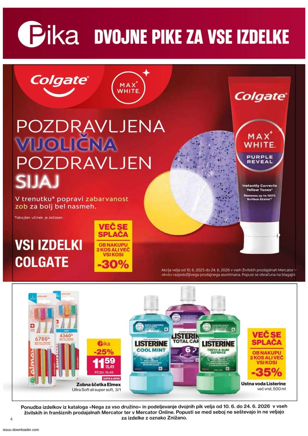 Stran 4. Mercator kataloga - Kozmetika od 10.06.2026