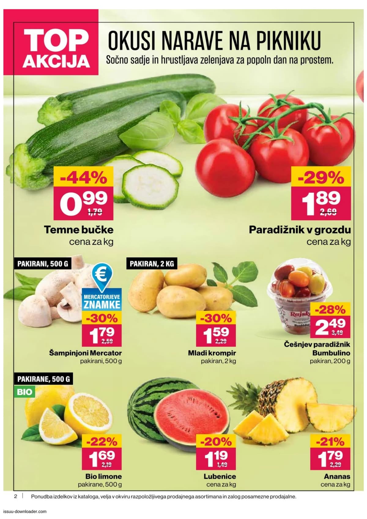 Stran 2. Mercator kataloga - Akcijska Ponudba