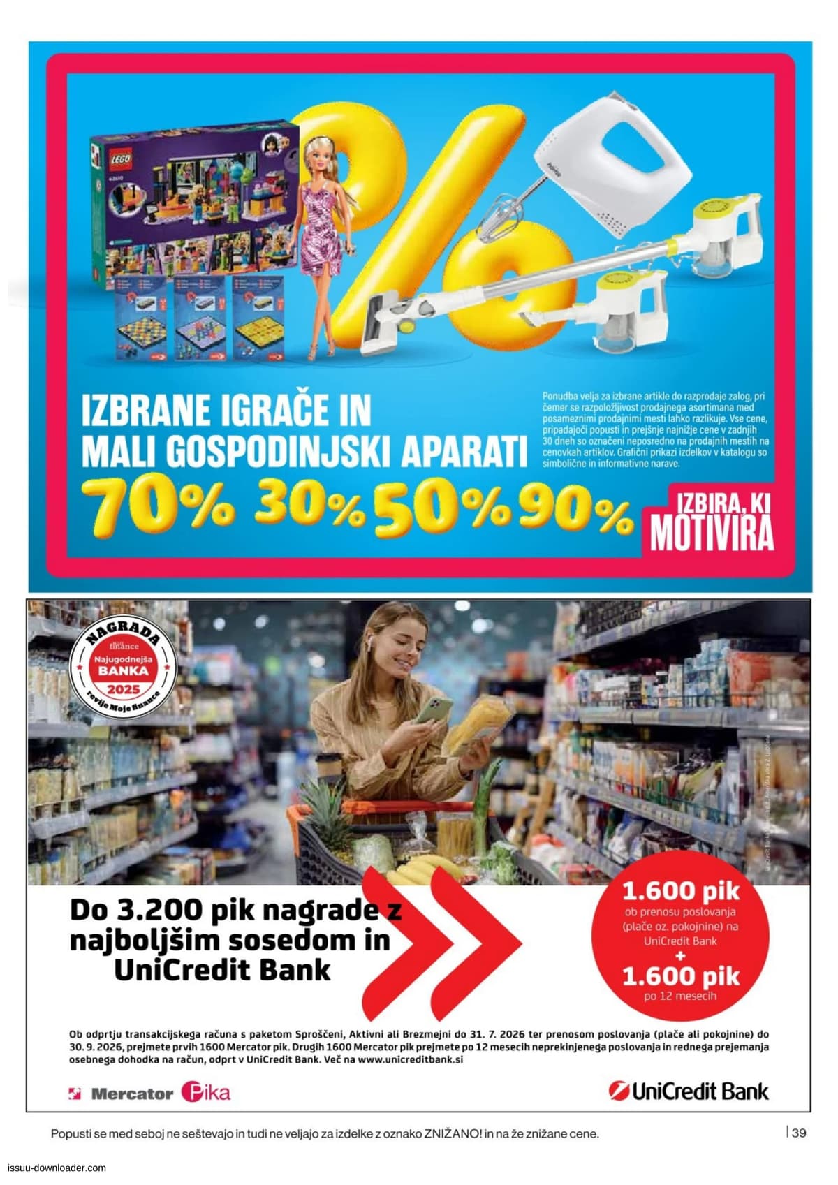 Stran 39. Mercator kataloga - Akcijska Ponudba od 08.06.2026