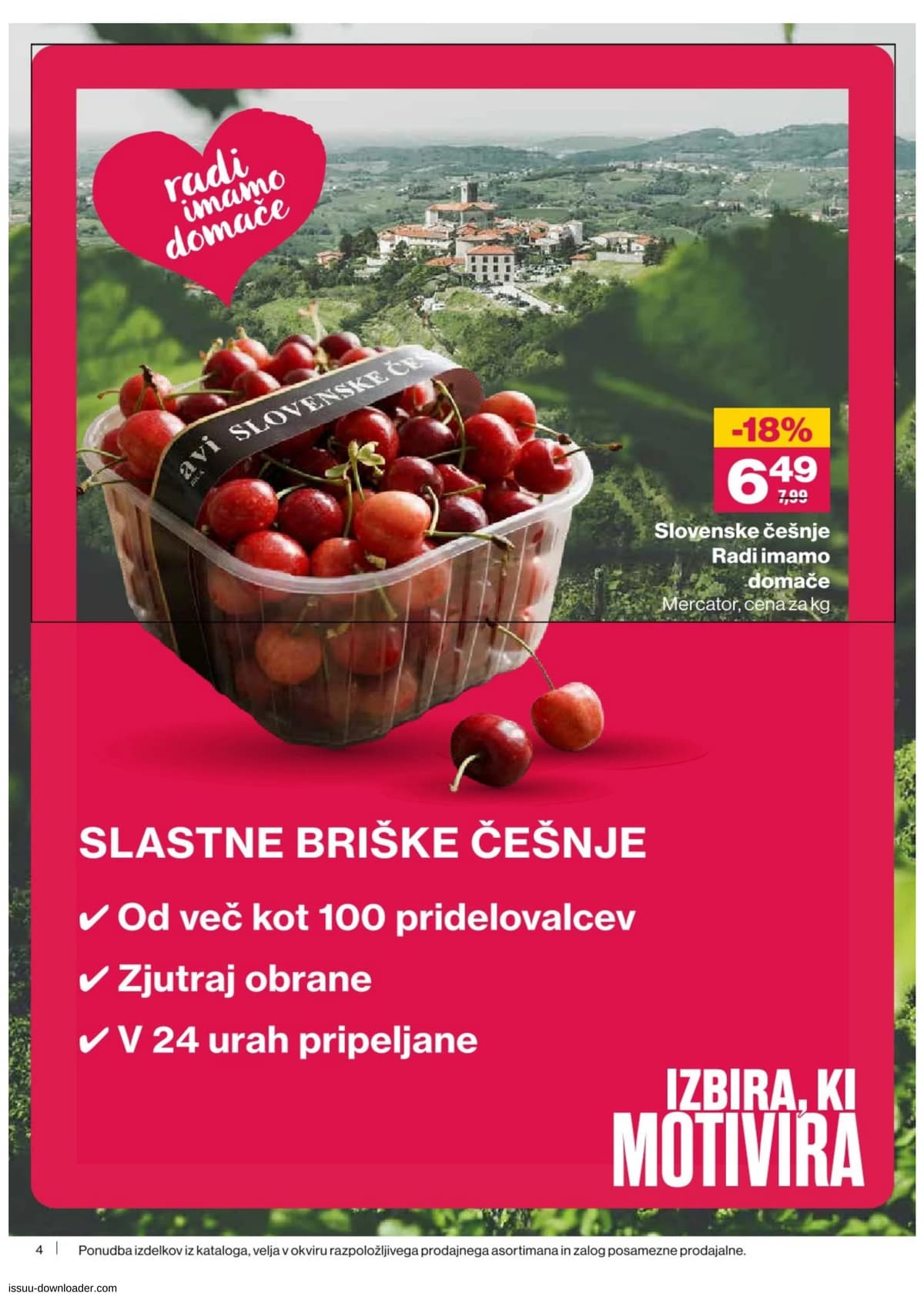 Stran 4. Mercator kataloga - Akcijska Ponudba od 08.06.2026