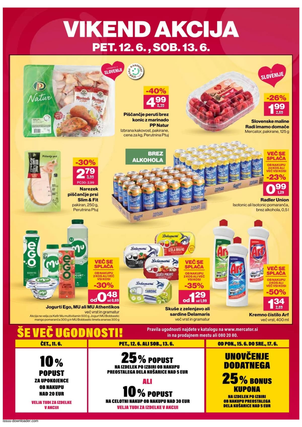 Stran 40. Mercator kataloga - Akcijska Ponudba od 08.06.2026