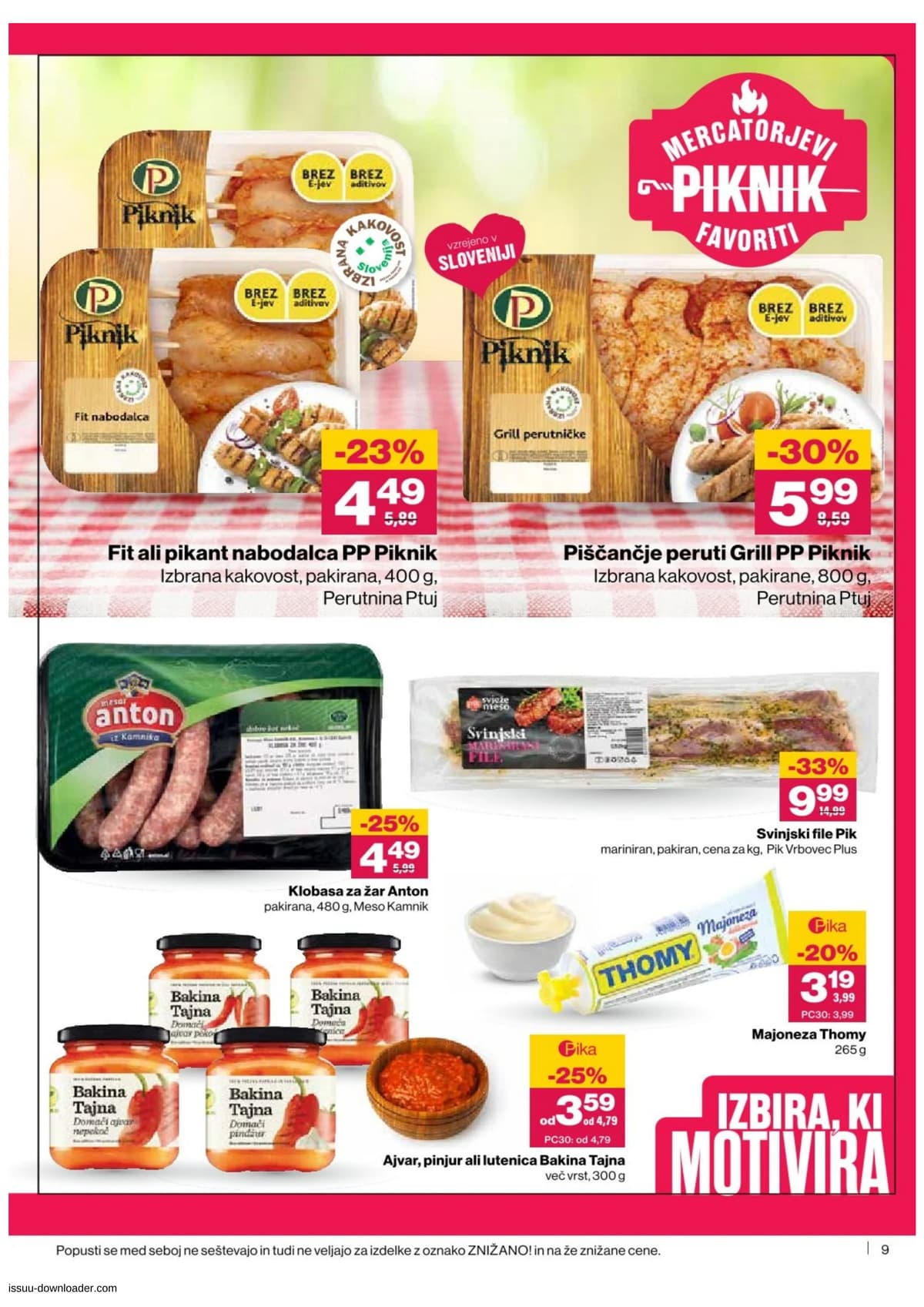 Stran 9. Mercator kataloga - Akcijska Ponudba