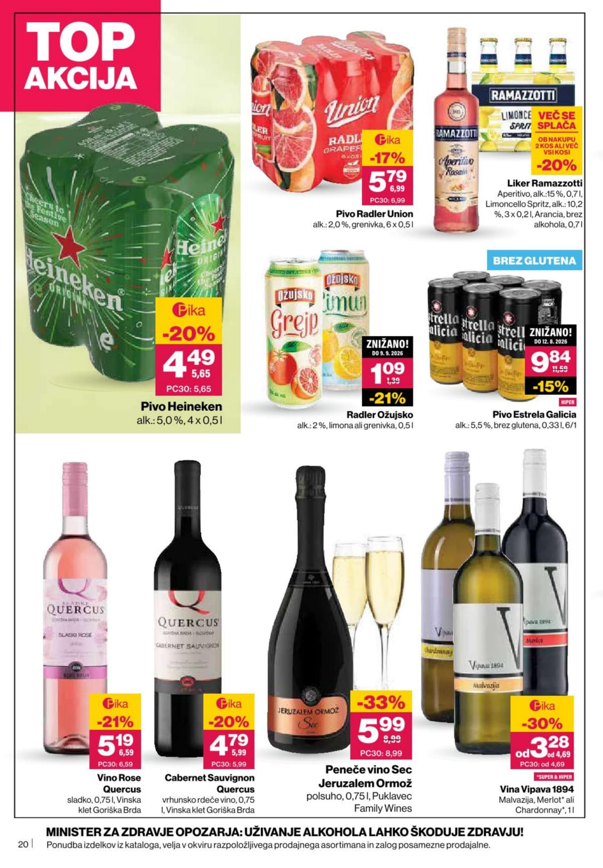 Stran 20. Mercator kataloga - Akcijska Ponudba