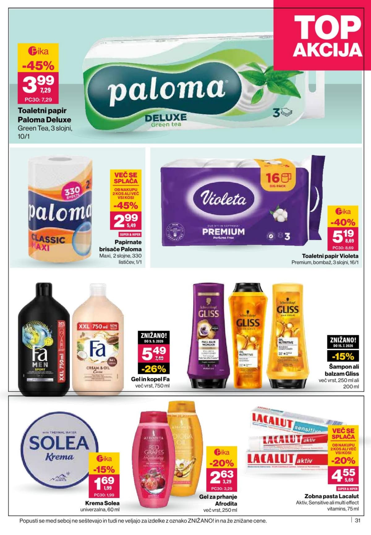 Stran 31. Mercator kataloga - Akcijska Ponudba