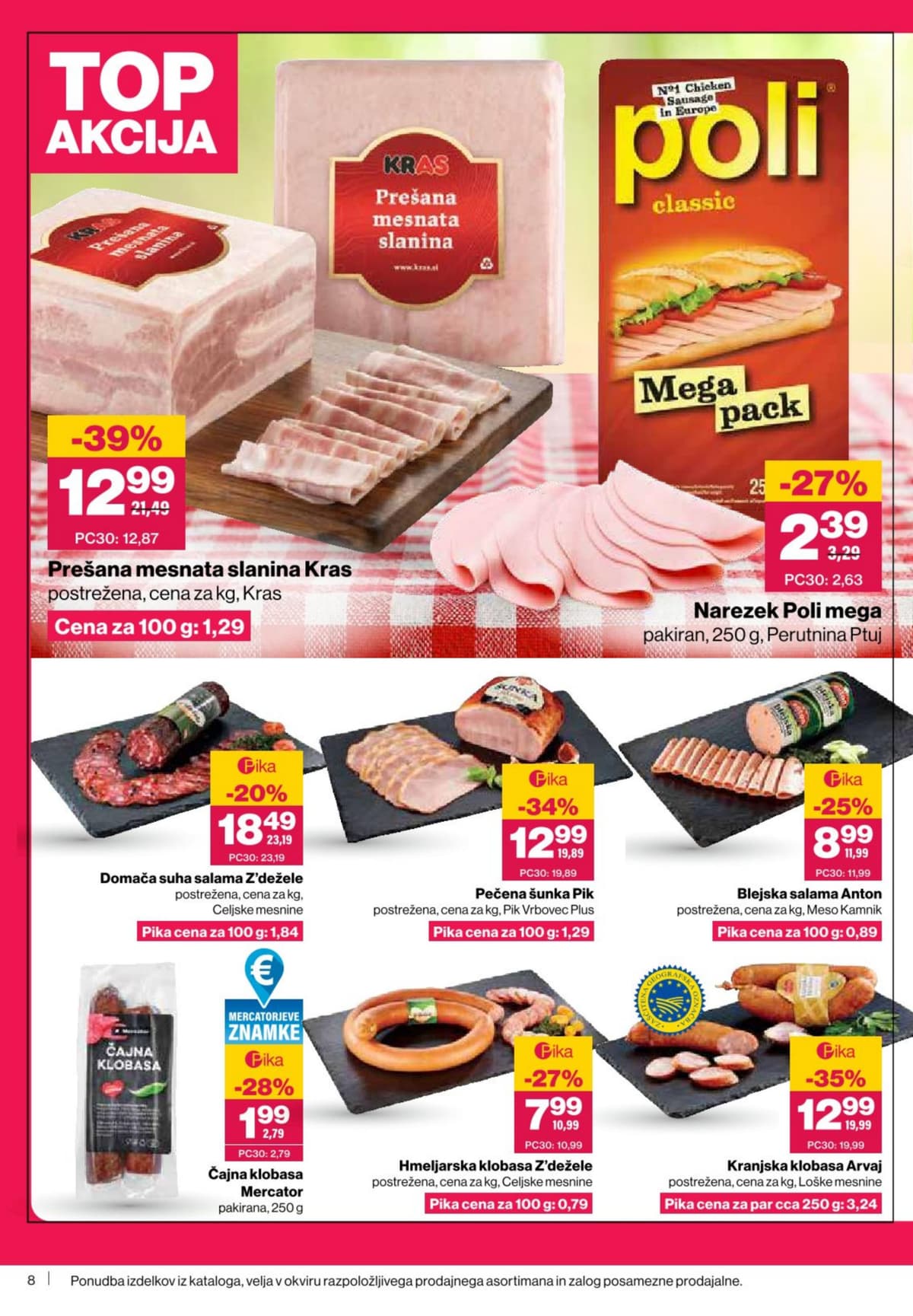 Stran 8. Mercator kataloga - Akcijska Ponudba